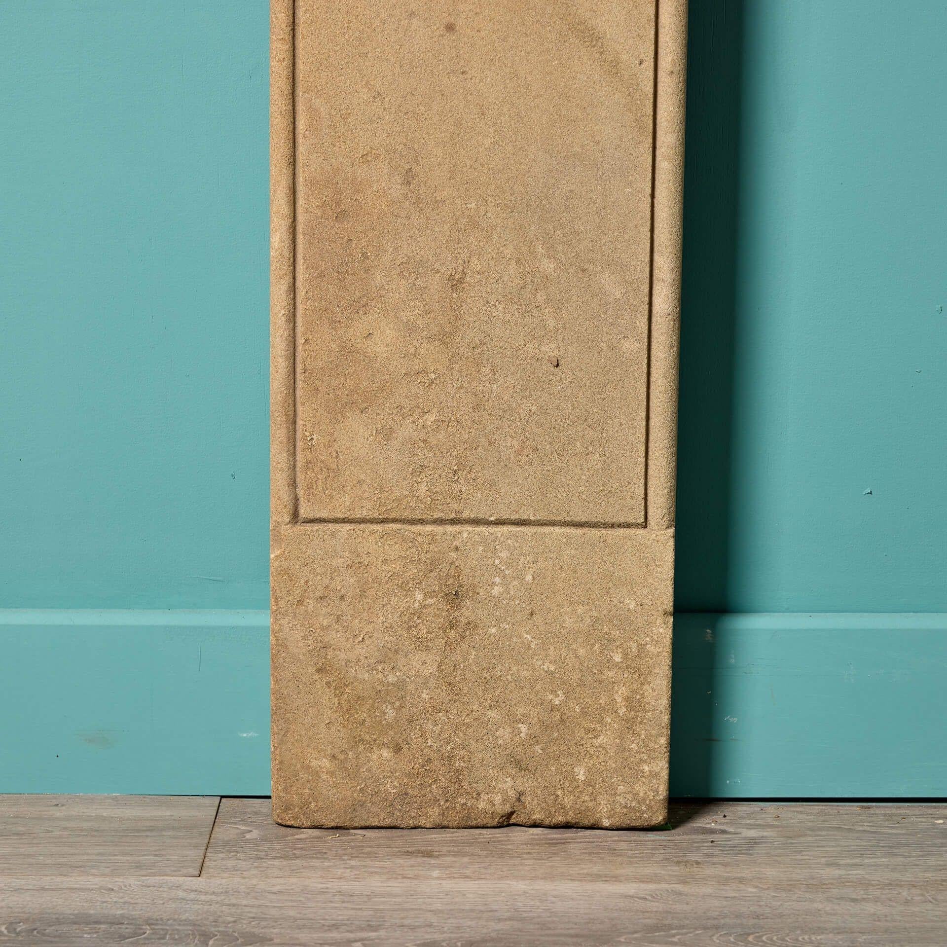 Großer englischer Yorker Steinkamin aus der georgianischen Periode im Zustand „Relativ gut“ im Angebot in Wormelow, Herefordshire