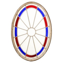Large Georgian Style Antique Oval Window