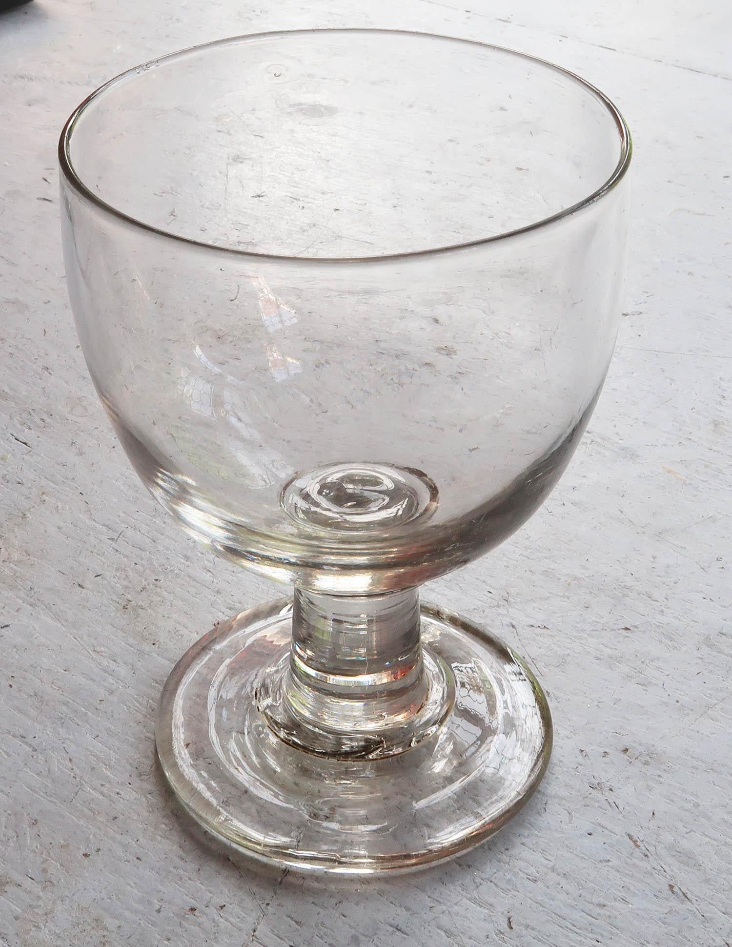 Other Large Georgian Style Glass Rummer, English, C.1840