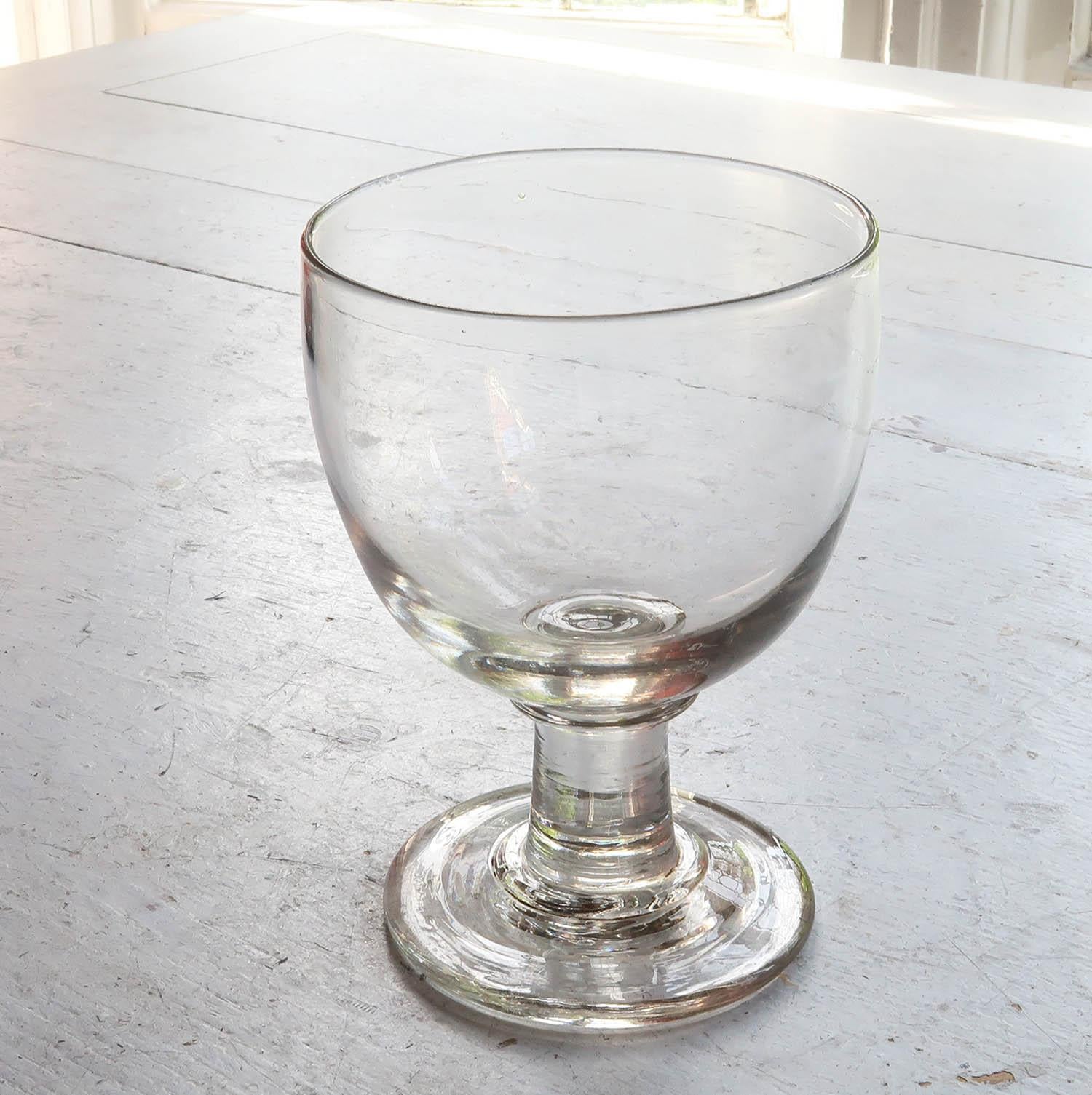 Large Georgian Style Glass Rummer, English, C.1840 In Good Condition In St Annes, Lancashire