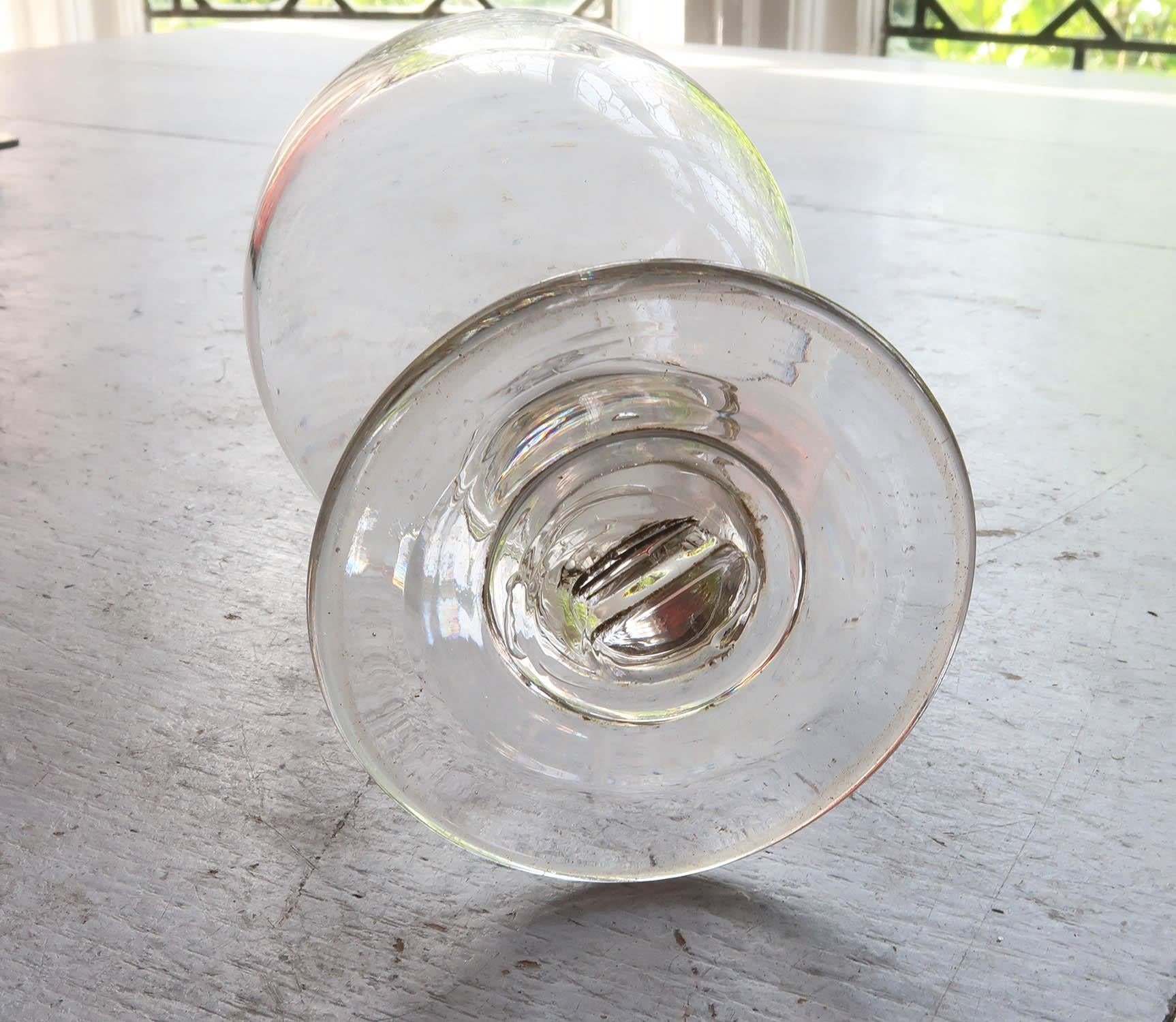 Mid-19th Century Large Georgian Style Glass Rummer, English, C.1840