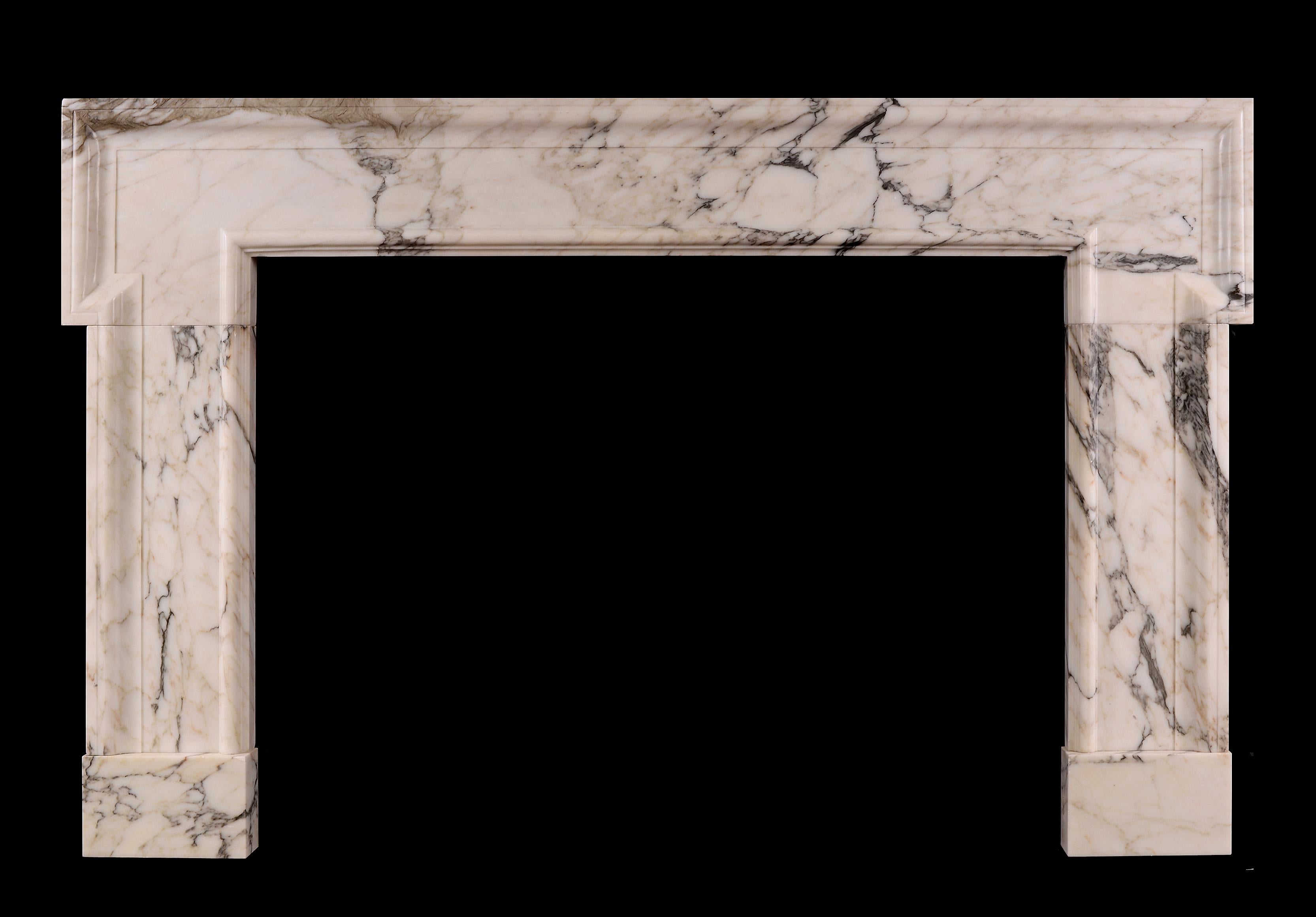 Large Georgian Style Marble Chimneypiece In Good Condition For Sale In London, GB