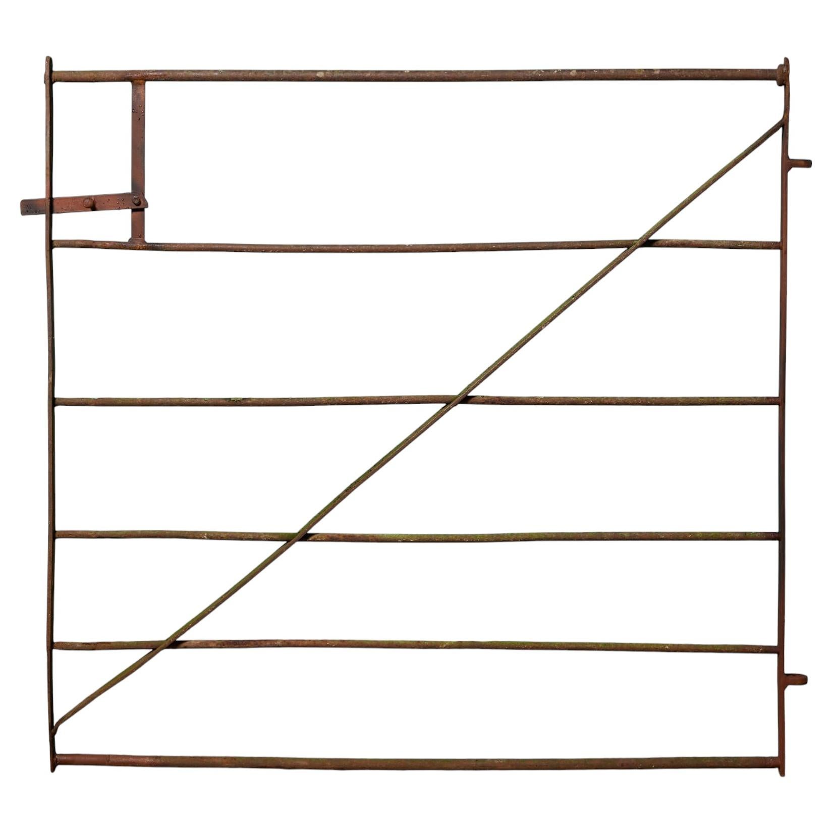 Large Georgian Wrought Iron Garden Gate