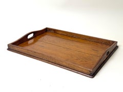 Large German Arts and Crafts Oak Serving Tray, Handcrafted, circa 1920s–1930s