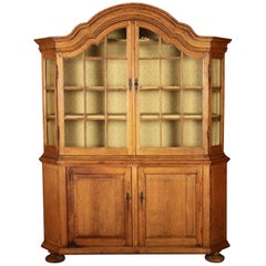 Large German Baroque Countertop Cabinet 18th Century Oak