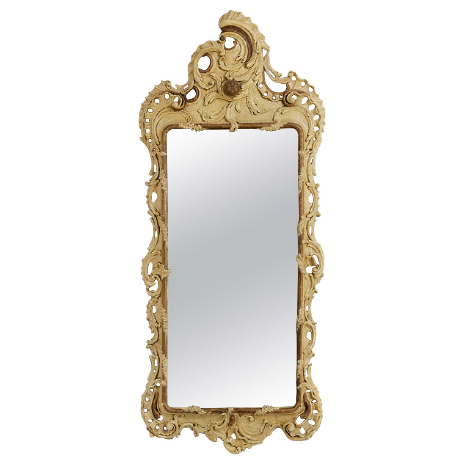 Large German Baroque Mirror For Sale