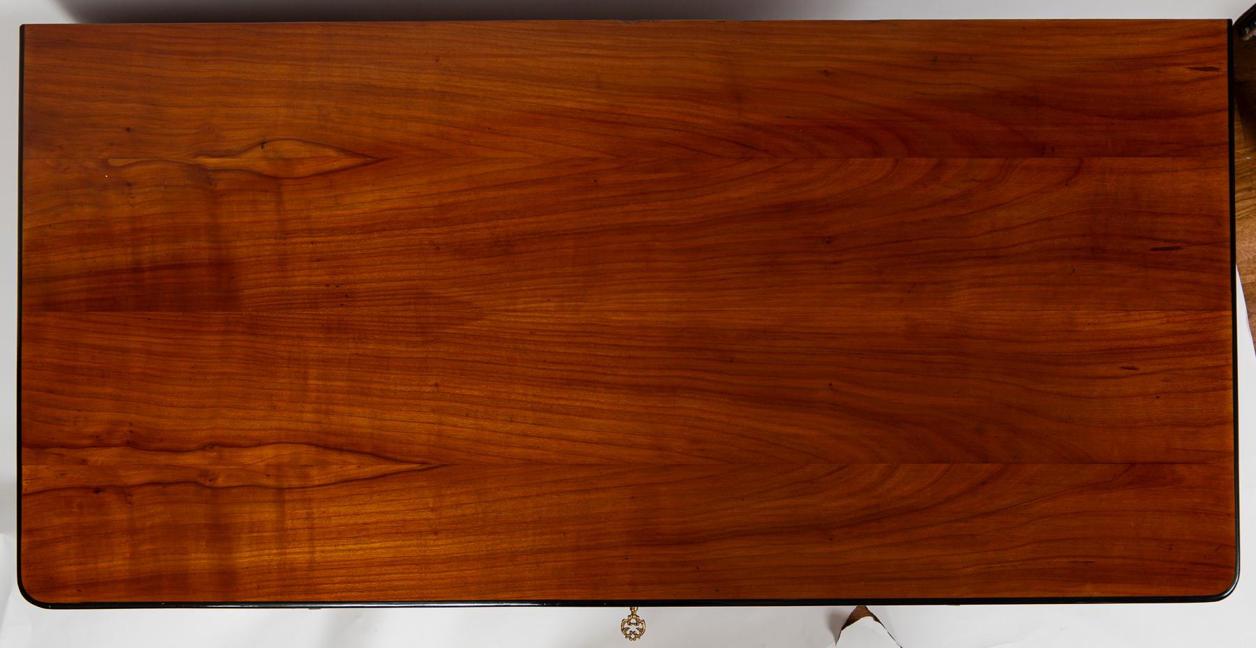 Large German Biedermeier Fruitwood Chest Of Drawers For Sale 1