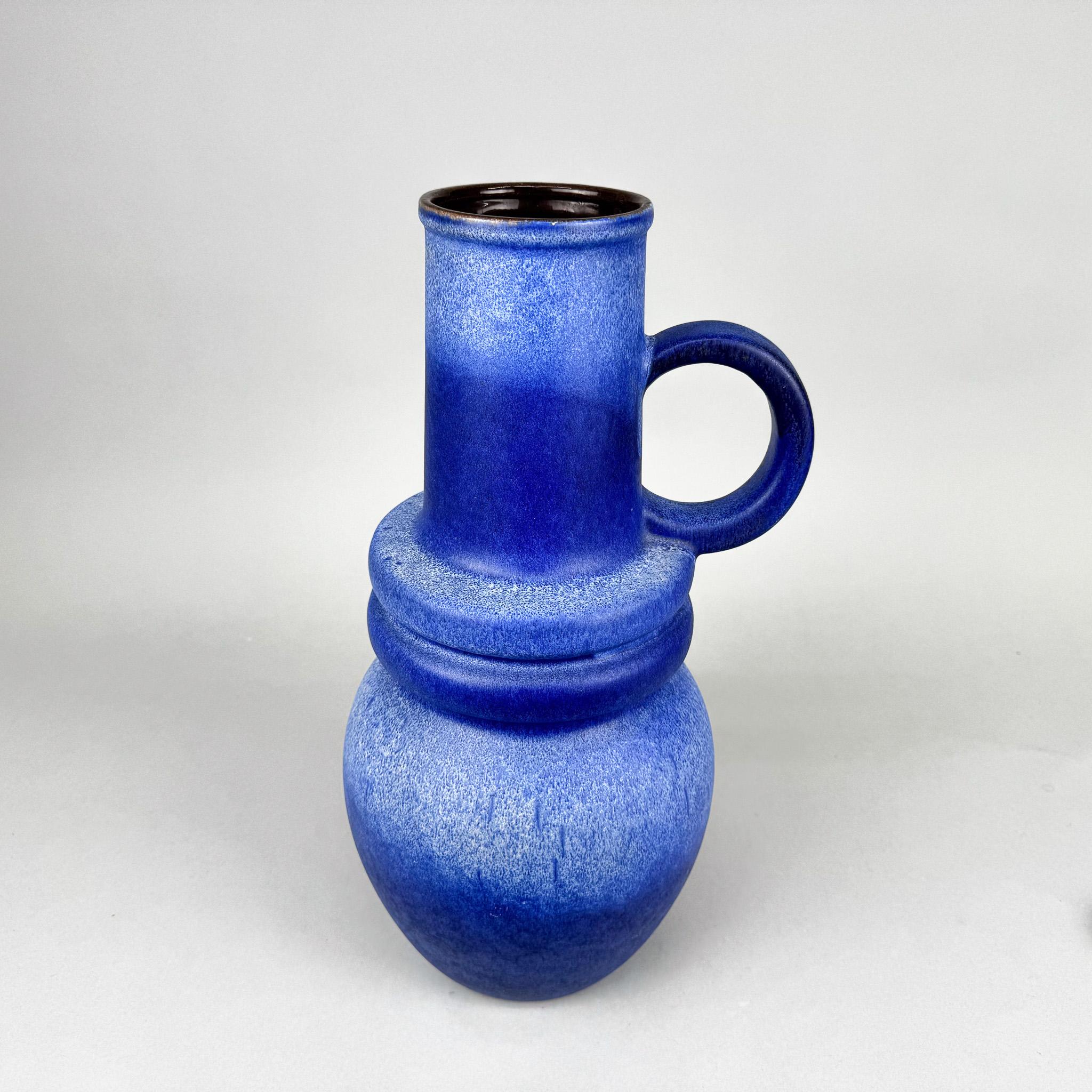Ceramica Grande vaso da terra tedesco/ brocca degli anni '70 in vendita