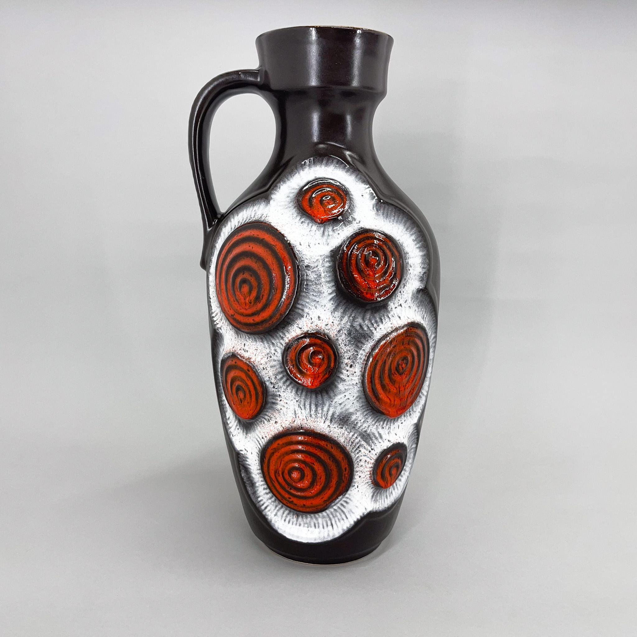 Glazed Large German Floor Vase/Jug from Carstens Toennishof, 1970's For Sale