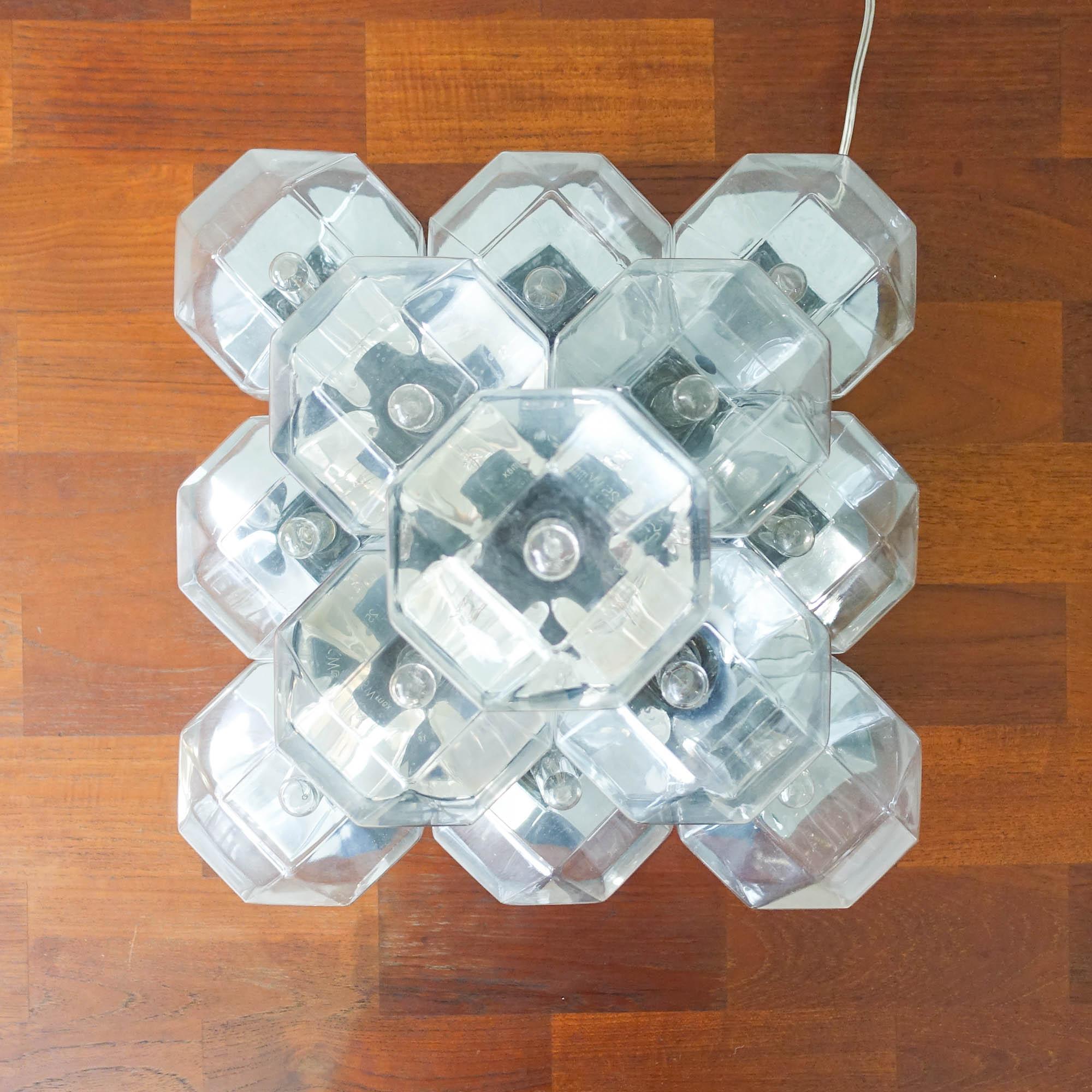 Large German Modular Sconce by Motoko Ishii for Staff, 1970s For Sale 1