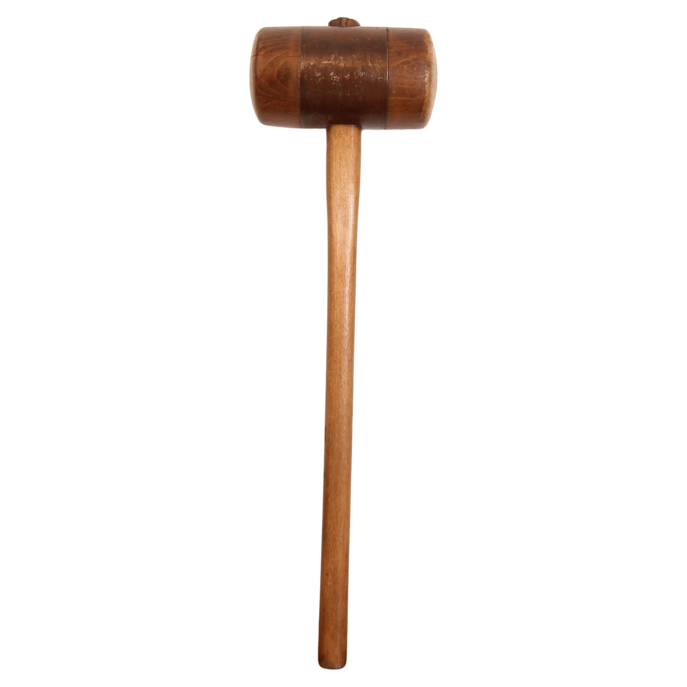 Gran martillo de madera alemán de la Oktoberfest "Hau den Lukas