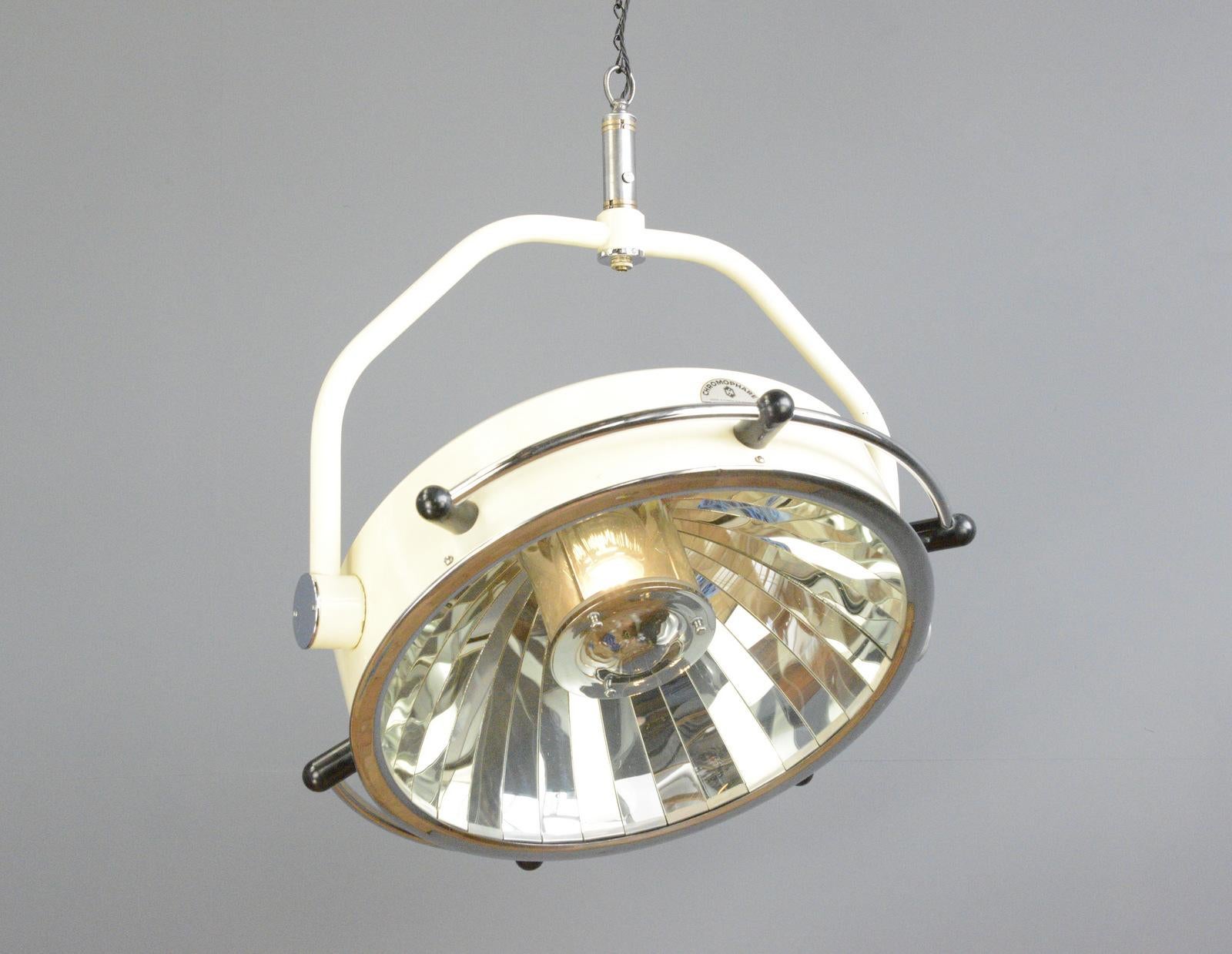 Large German Operating Theatre Lamp Circa 1930s For Sale 4