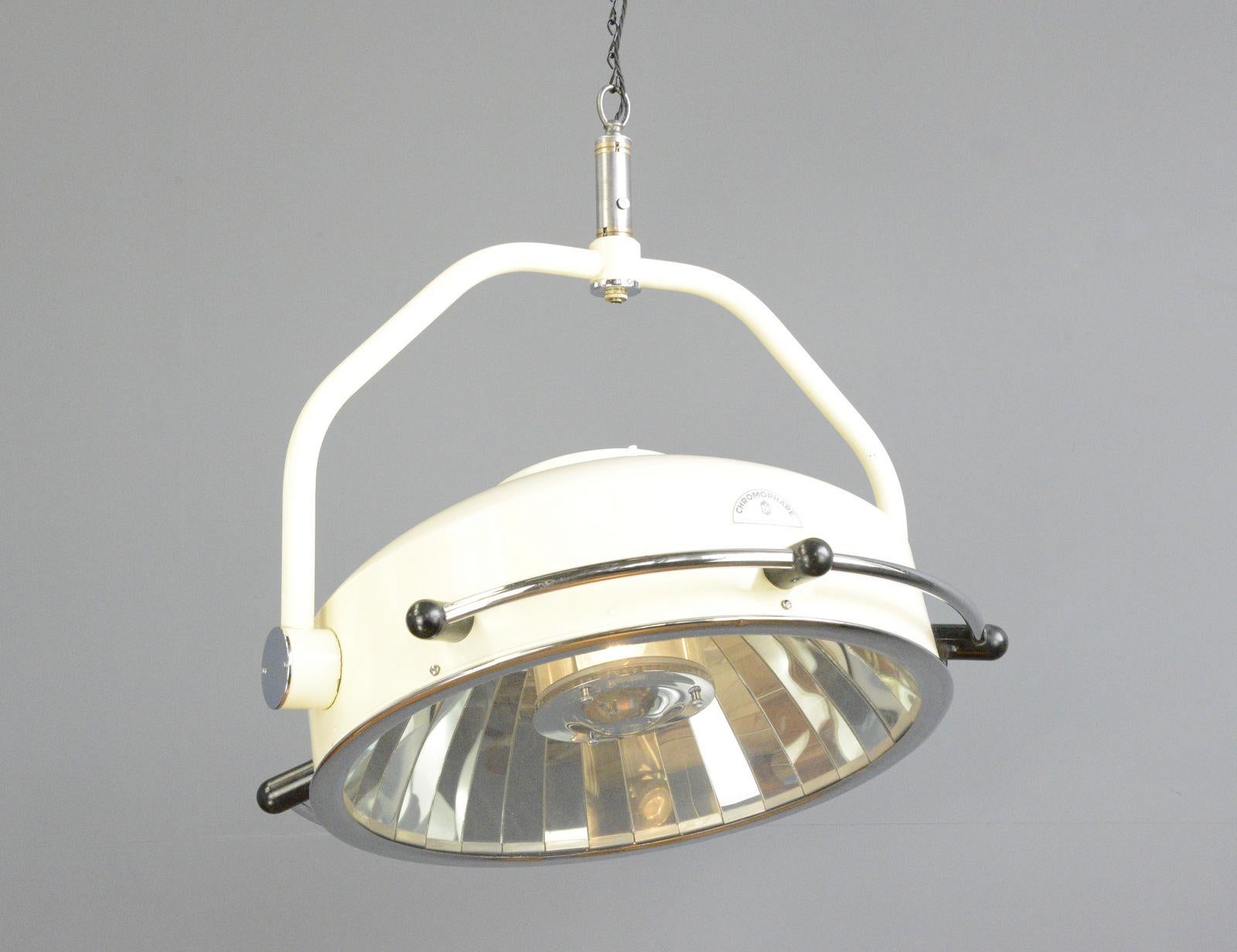 Large German Operating Theatre Lamp Circa 1930s For Sale 7