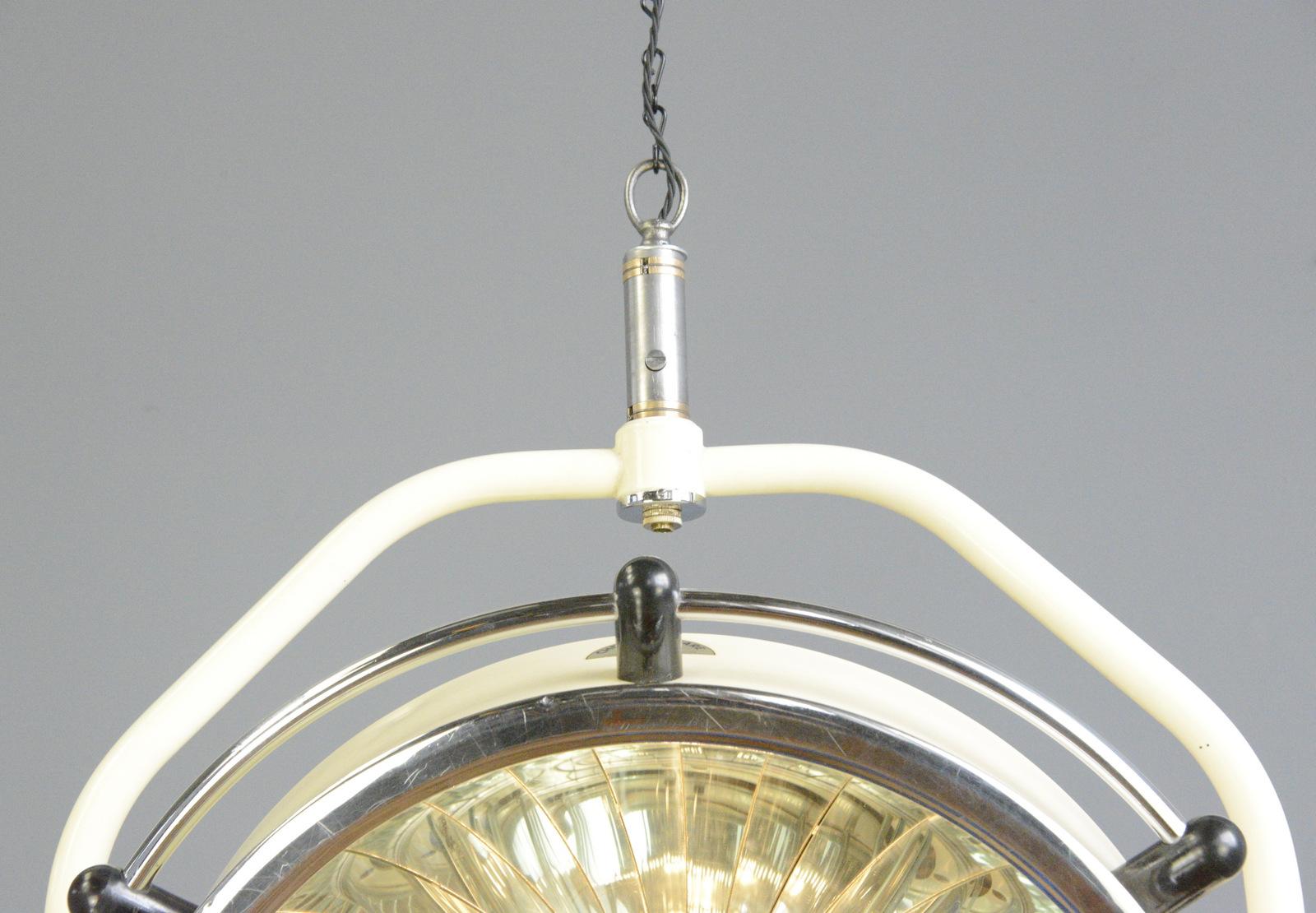 Large German Operating Theatre Lamp Circa 1930s In Good Condition For Sale In Gloucester, GB
