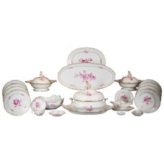 Grande servizio da tavola in porcellana tedesca, Meissen, 1875 circa