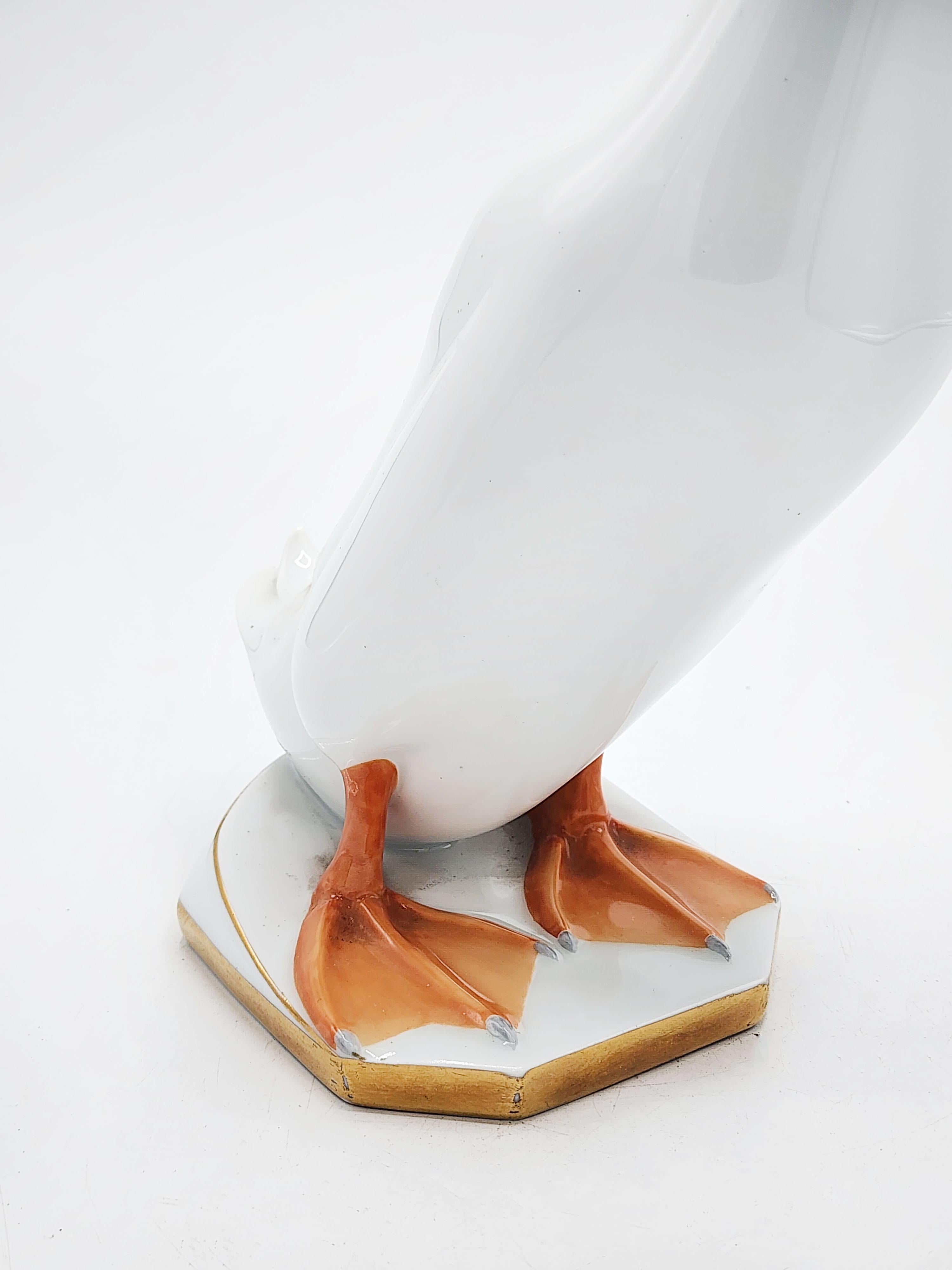 Gran ganso de porcelana alemana de Lorentz Hutschenreuther L.H.S Art Decó en venta