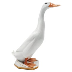 Large German porcelain goose by Lorentz Hutschenreuther L.H.S
