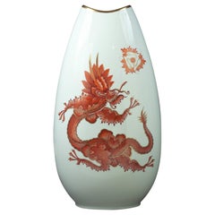 Gran jarrón de porcelana alemana, Rosenthal Siglo XX