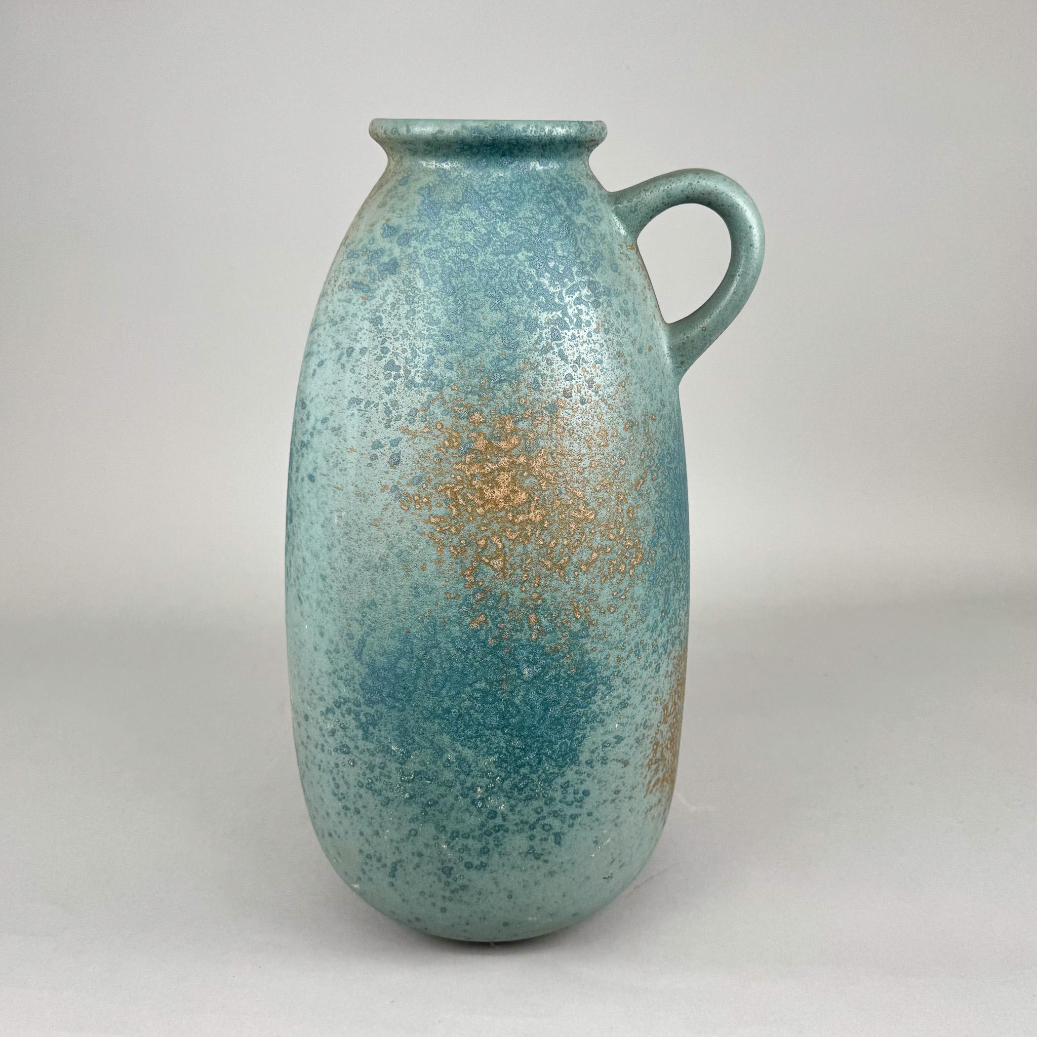XX secolo Grande vaso da terra in ceramica tedesca di Scheurich Keramik, anni '70 in vendita