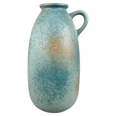 Grand vase de sol en poterie allemande de Scheurich Keramik, années 1970