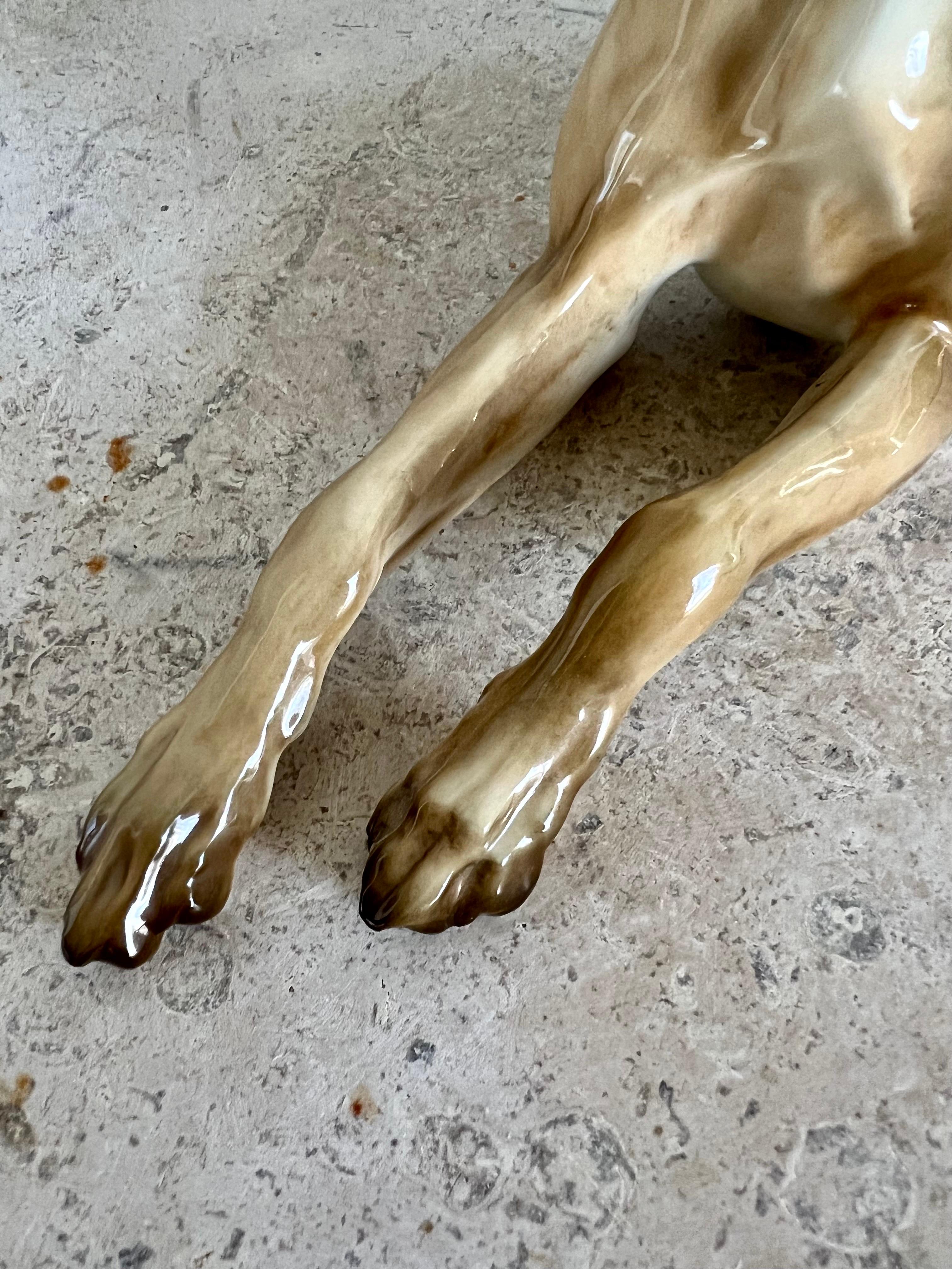 Gran Pastor Alemán Porcelana Figurita Perro Hutschenreuther en venta 3