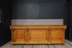 Large German Wilhelminian Shop Counter or Kitchen Island from around 1900