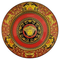 Plato hondo grande de porcelana Gianni Versace "Medusa" para Rosenthal