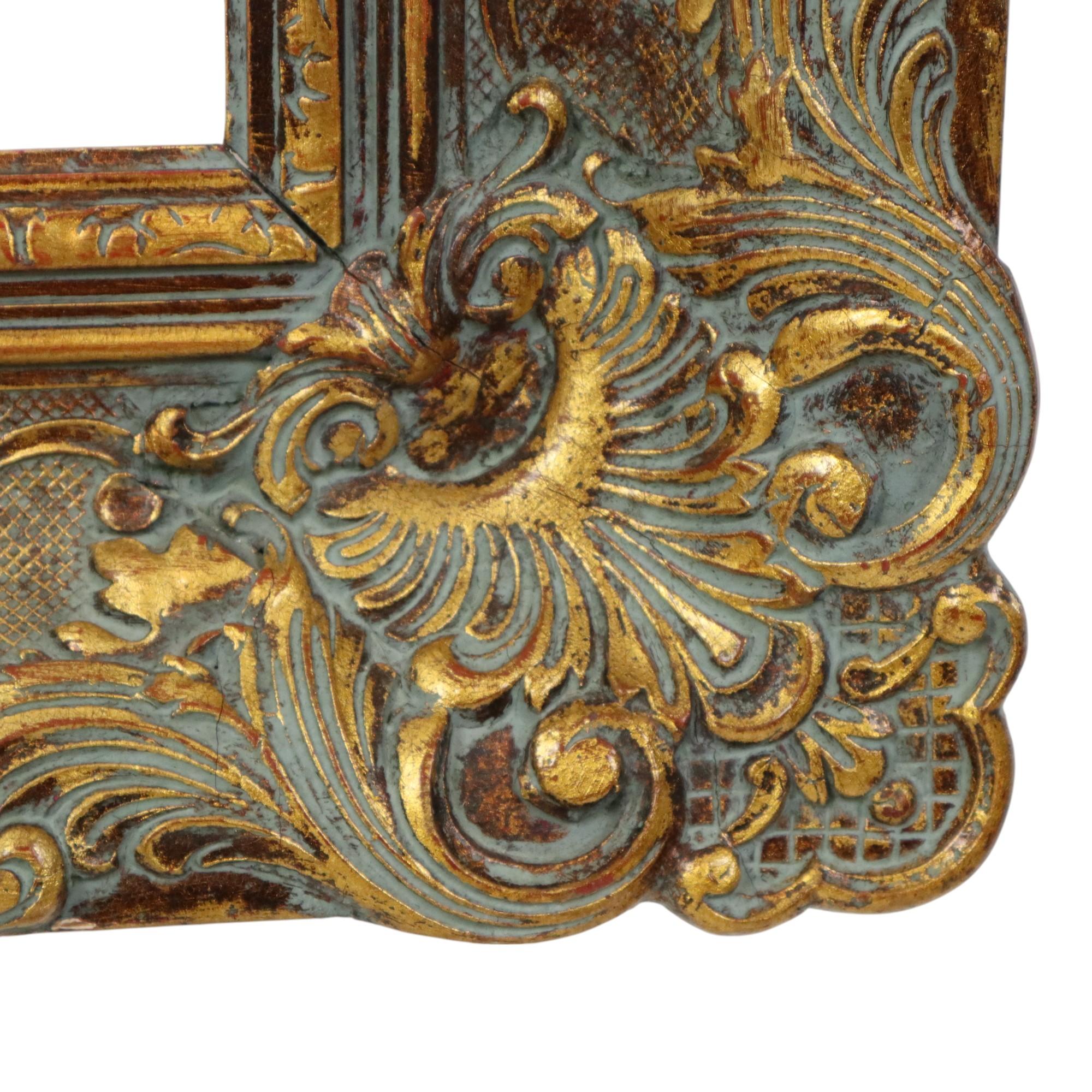 Large Gilded Baroque Frame XL Frame Painting Classic 107x87cm For Sale 5