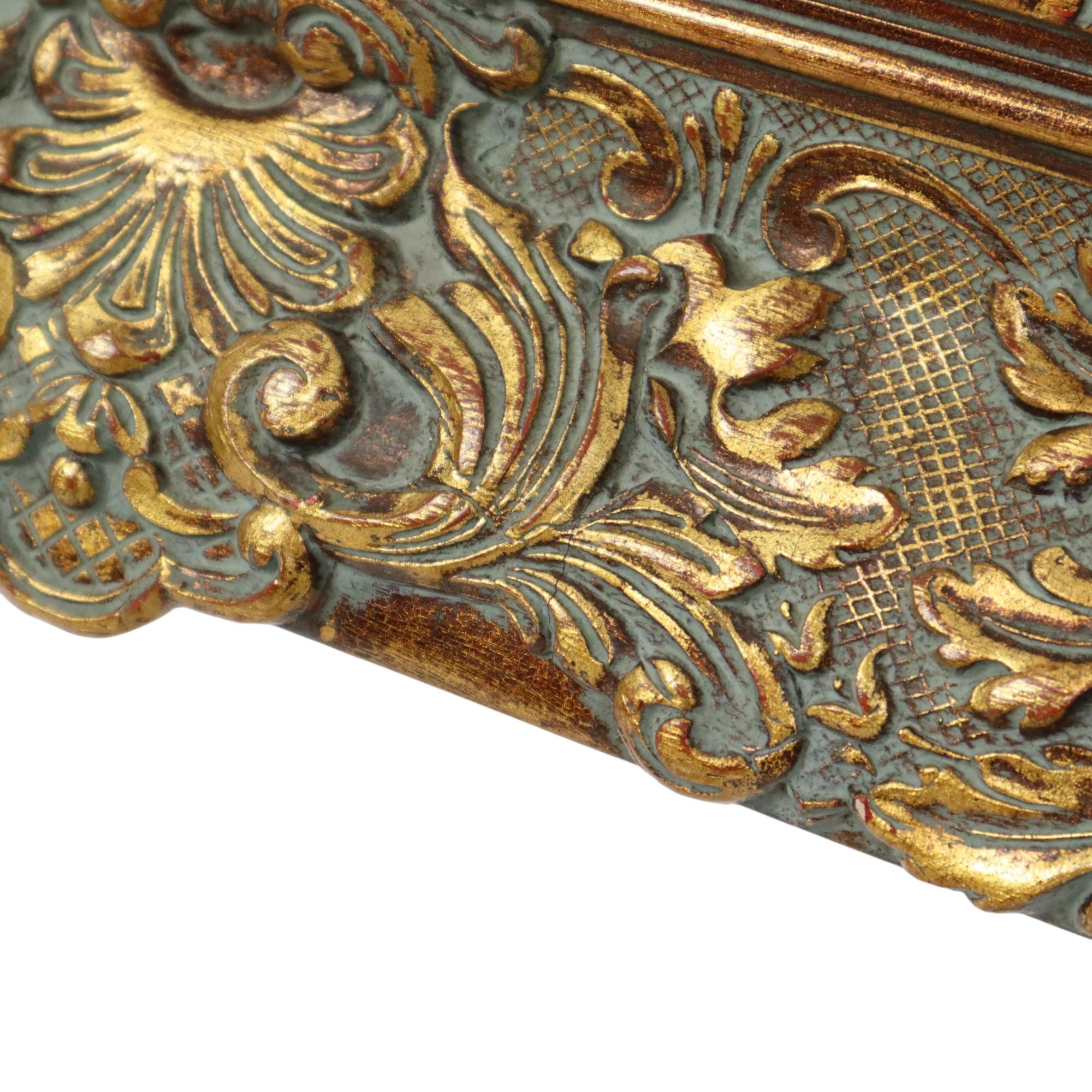 Large Gilded Baroque Frame XL Frame Painting Classic 107x87cm For Sale 6