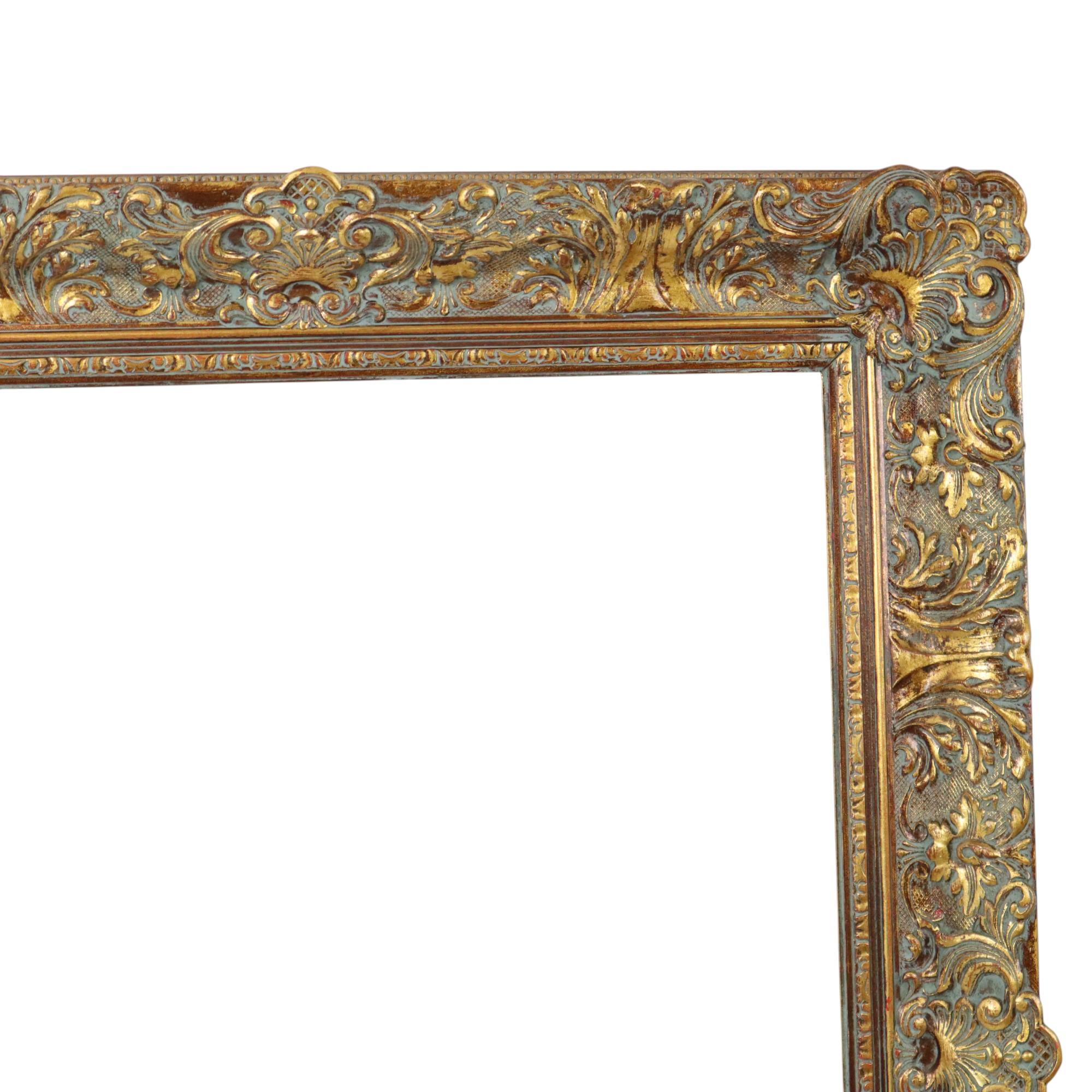 Large Gilded Baroque Frame XL Frame Painting Classic 107x87cm In Good Condition For Sale In Poperinge, BE