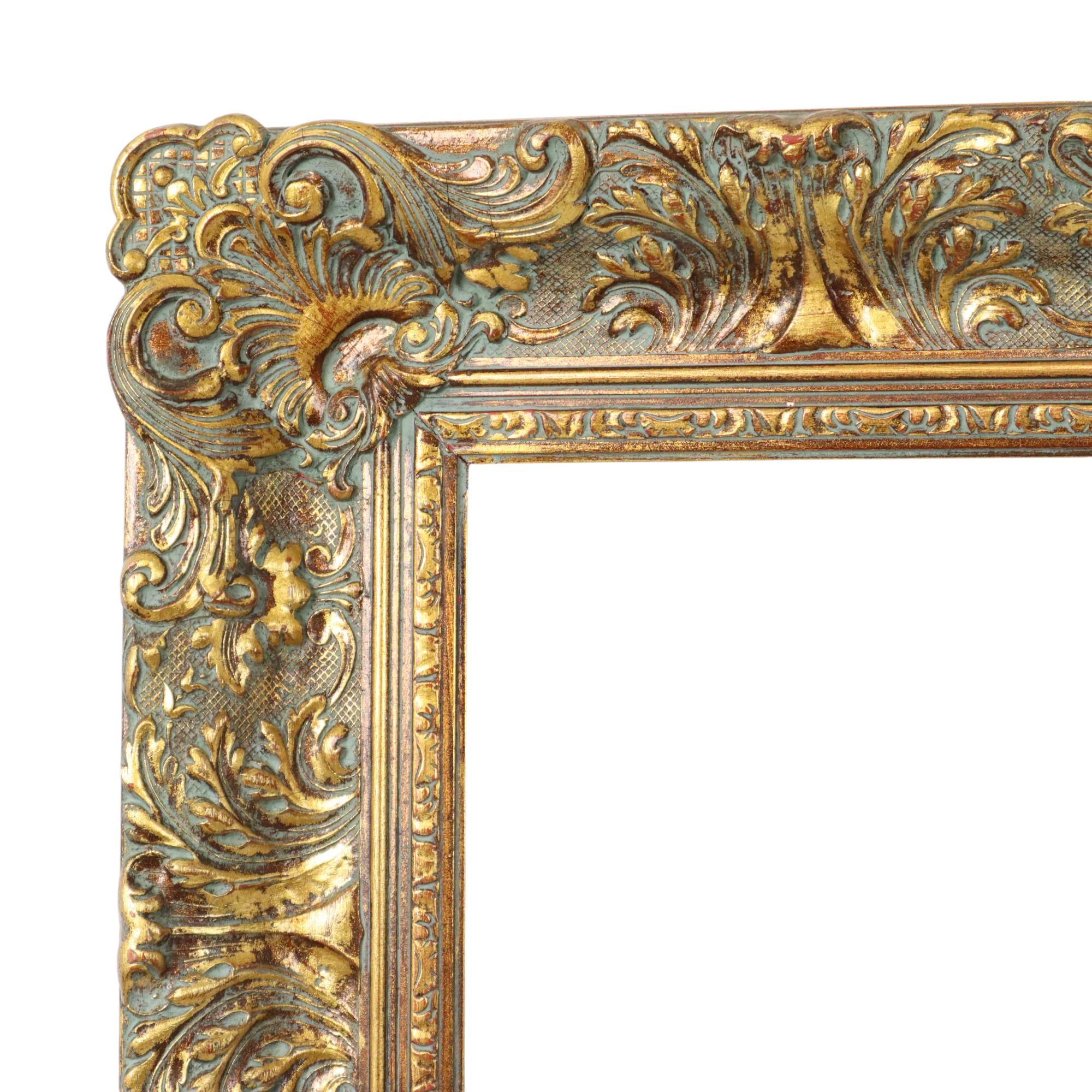 Early 20th Century Large Gilded Baroque Frame XL Frame Painting Classic 107x87cm For Sale
