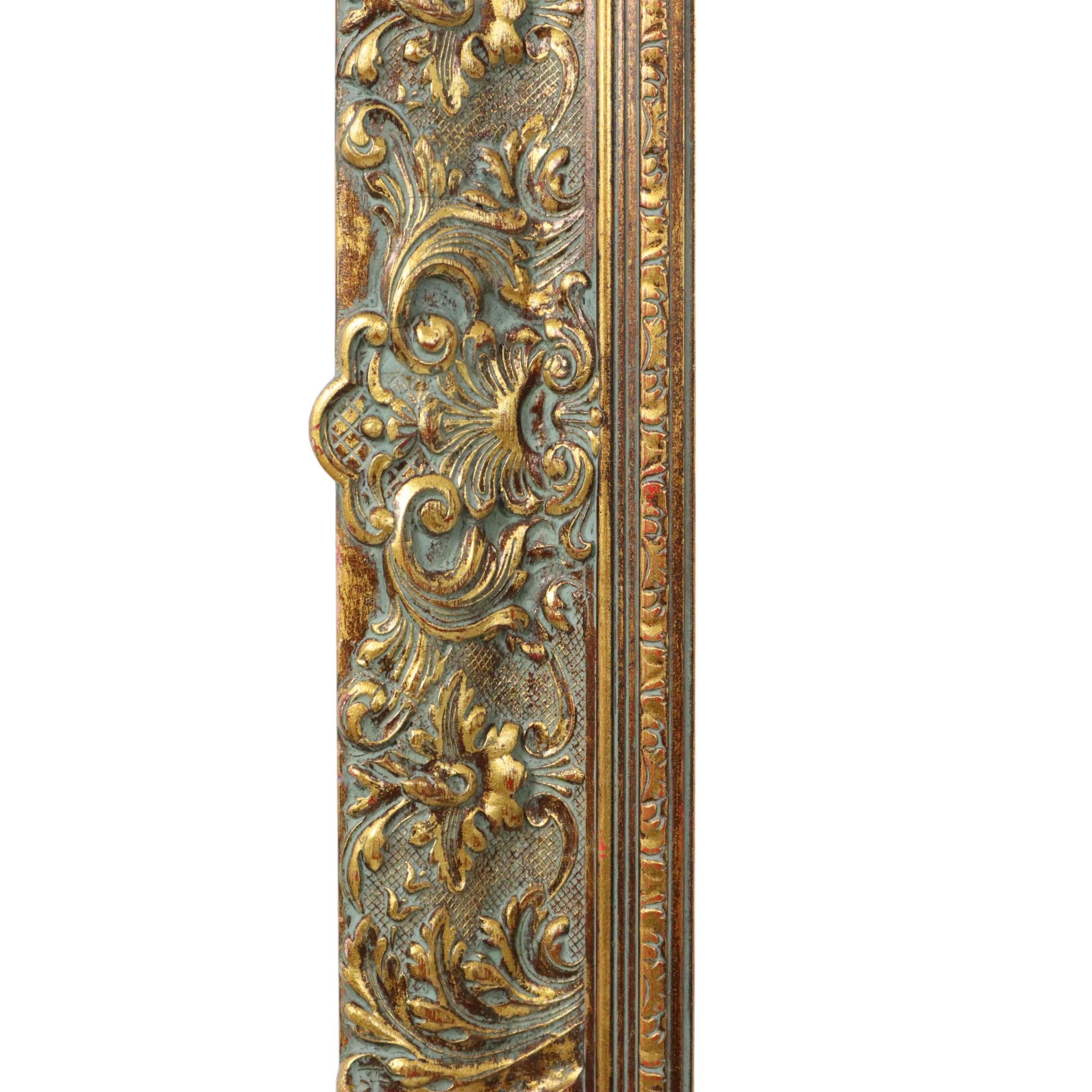 Gesso Large Gilded Baroque Frame XL Frame Painting Classic 107x87cm For Sale