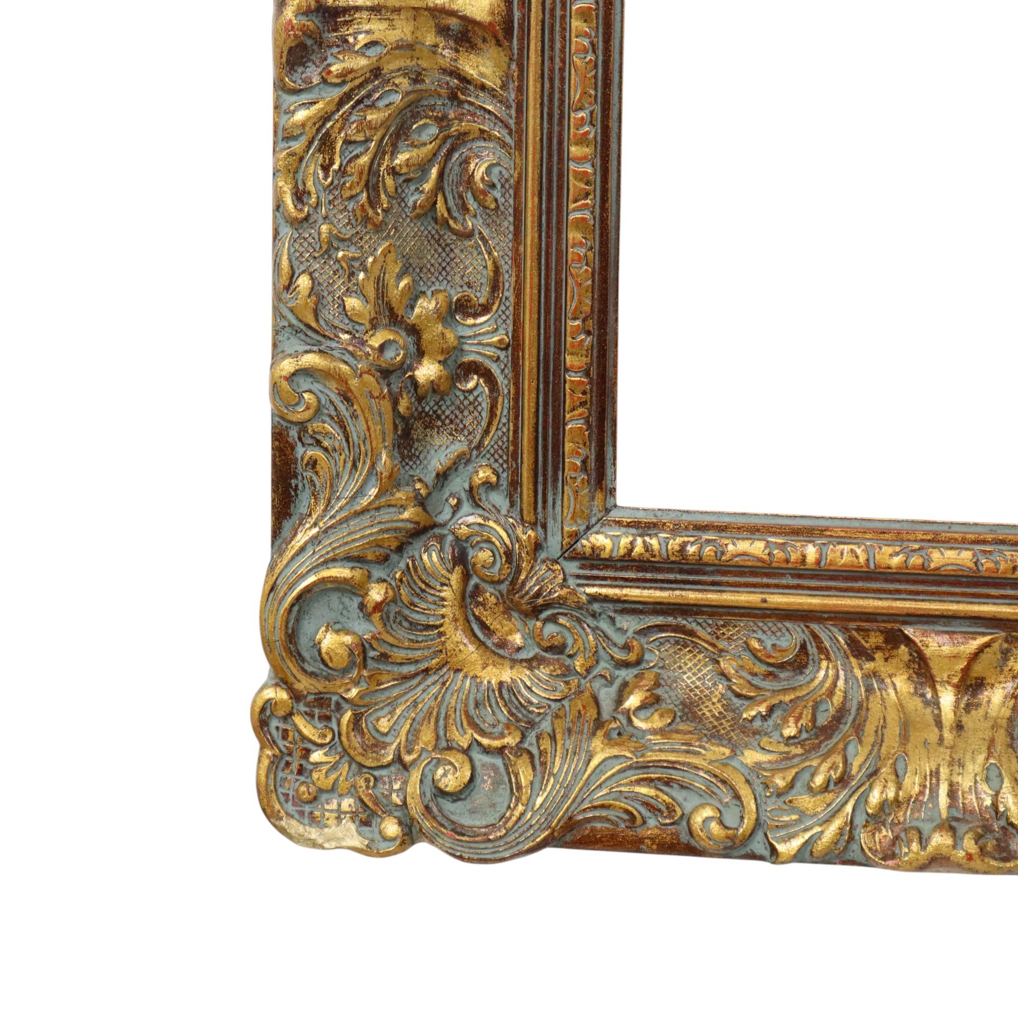 Large Gilded Baroque Frame XL Frame Painting Classic 107x87cm For Sale 1