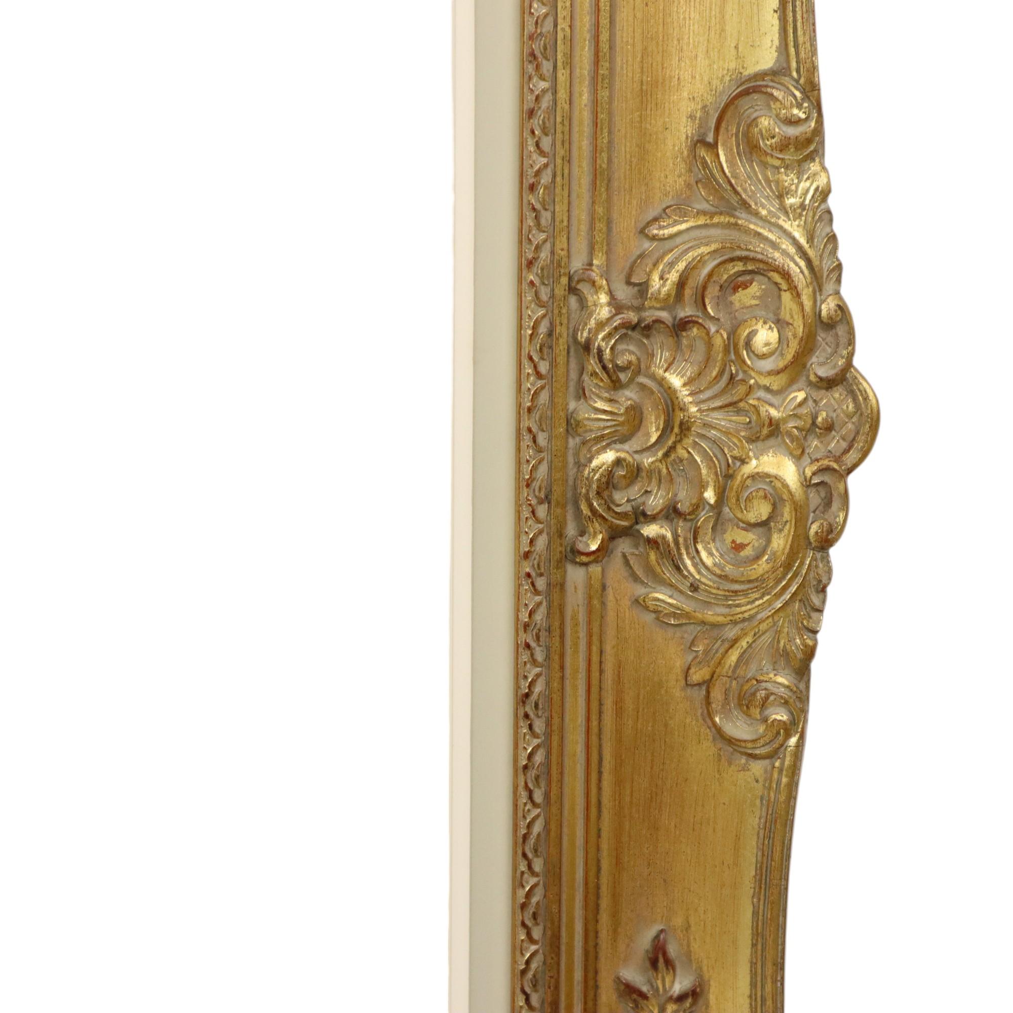 20th Century Large Gilded Baroque Frame XL Frame Painting Classic 113x84cm For Sale