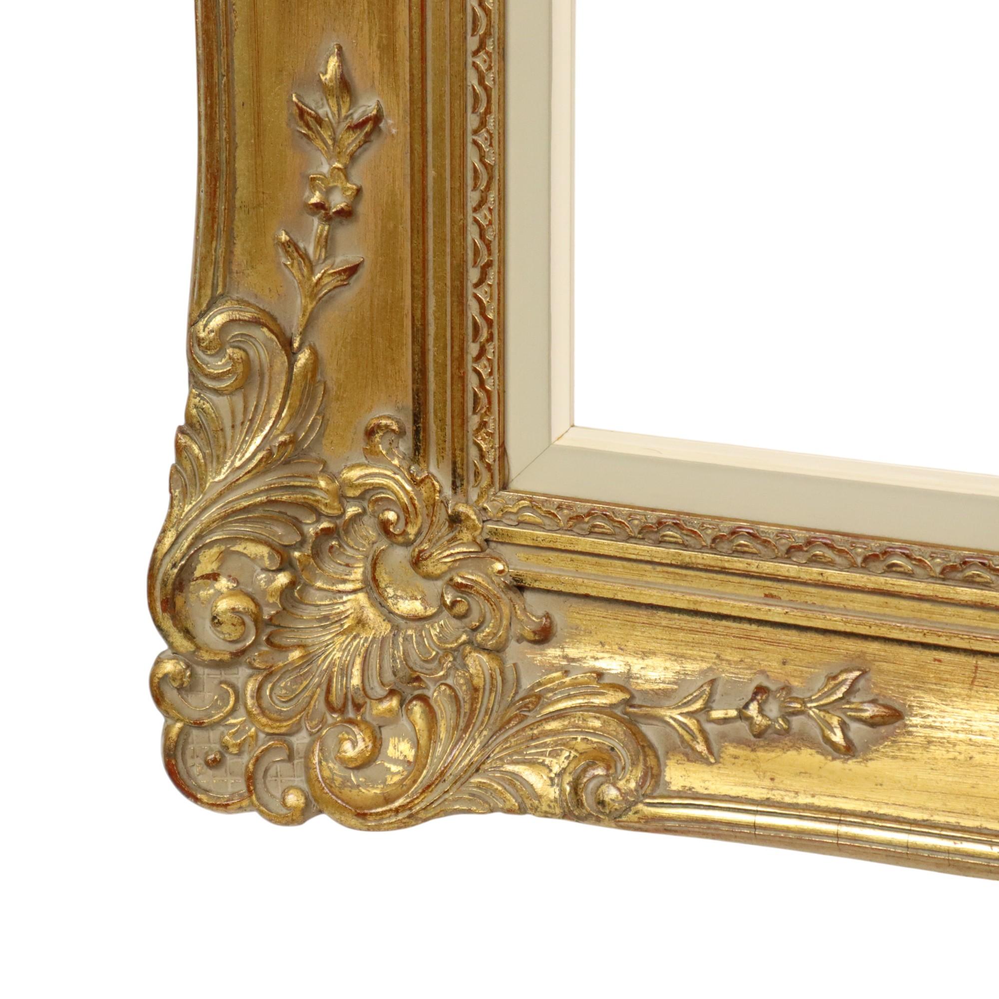 Large Gilded Baroque Frame XL Frame Painting Classic 113x84cm For Sale 1