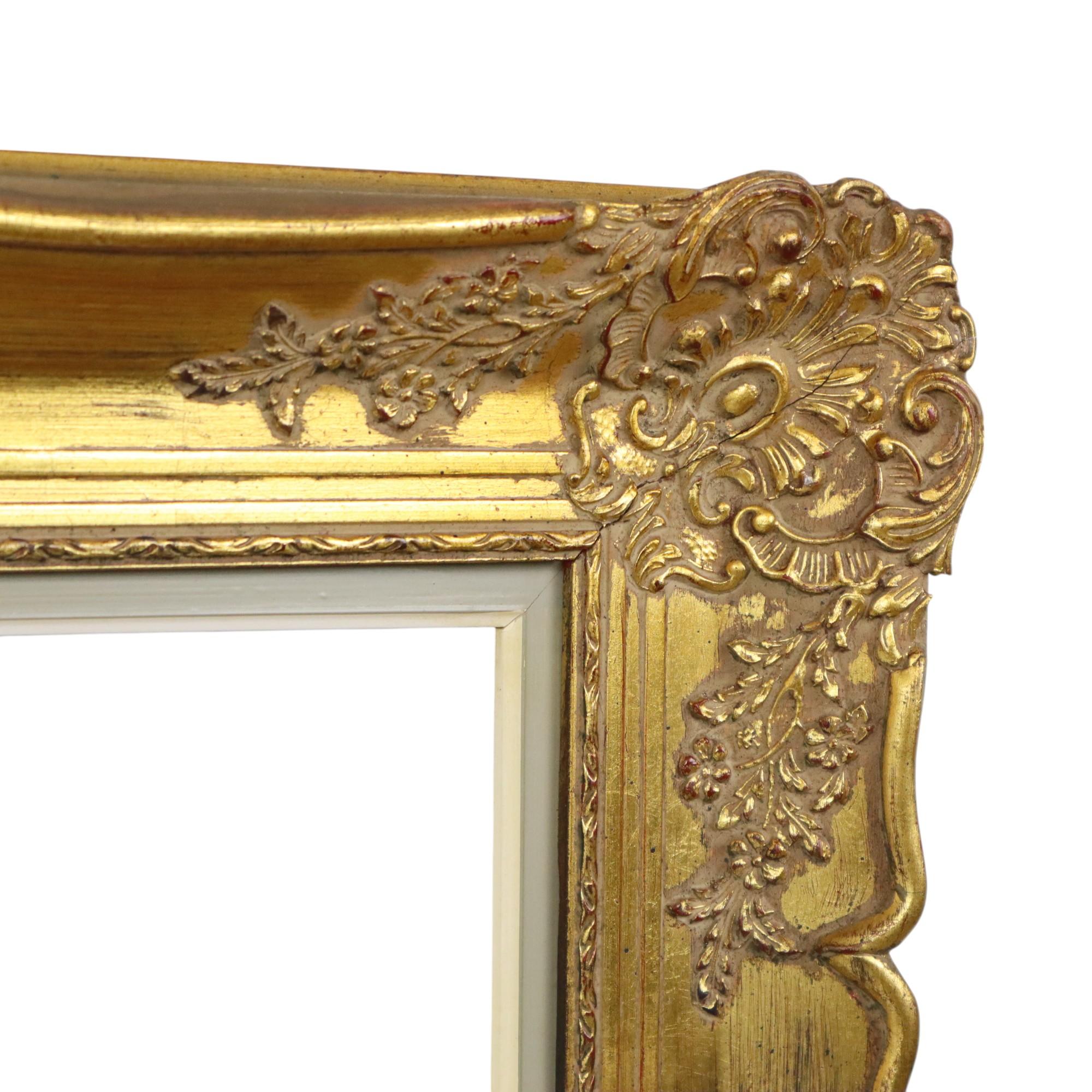 Large Gilded Baroque Frame XL Frame Painting Classic 120x70cm For Sale 4