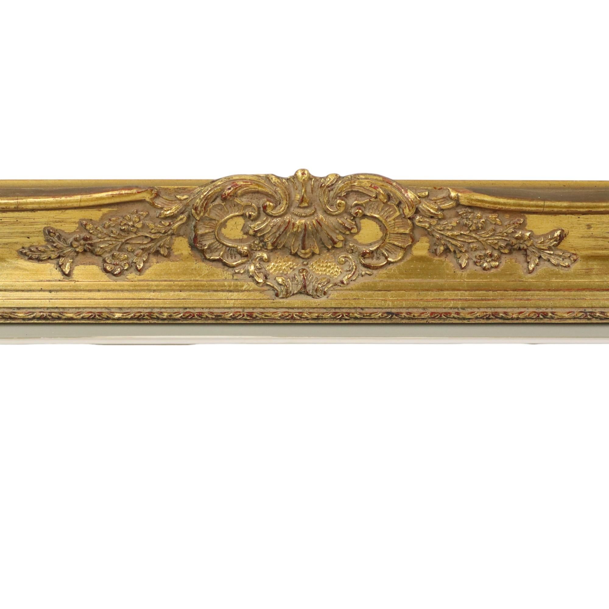 Early 20th Century Large Gilded Baroque Frame XL Frame Painting Classic 120x70cm For Sale