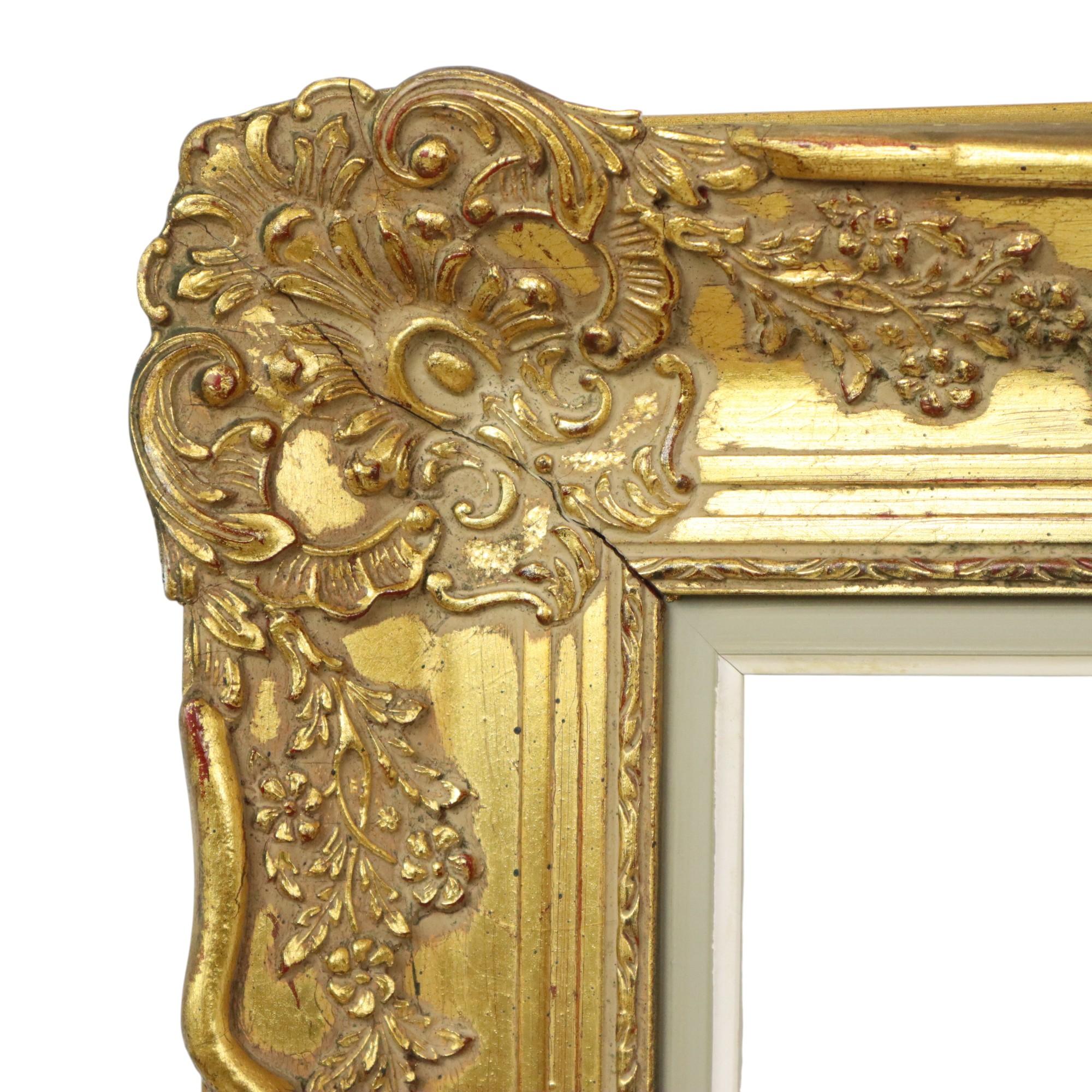 Large Gilded Baroque Frame XL Frame Painting Classic 120x70cm For Sale 1