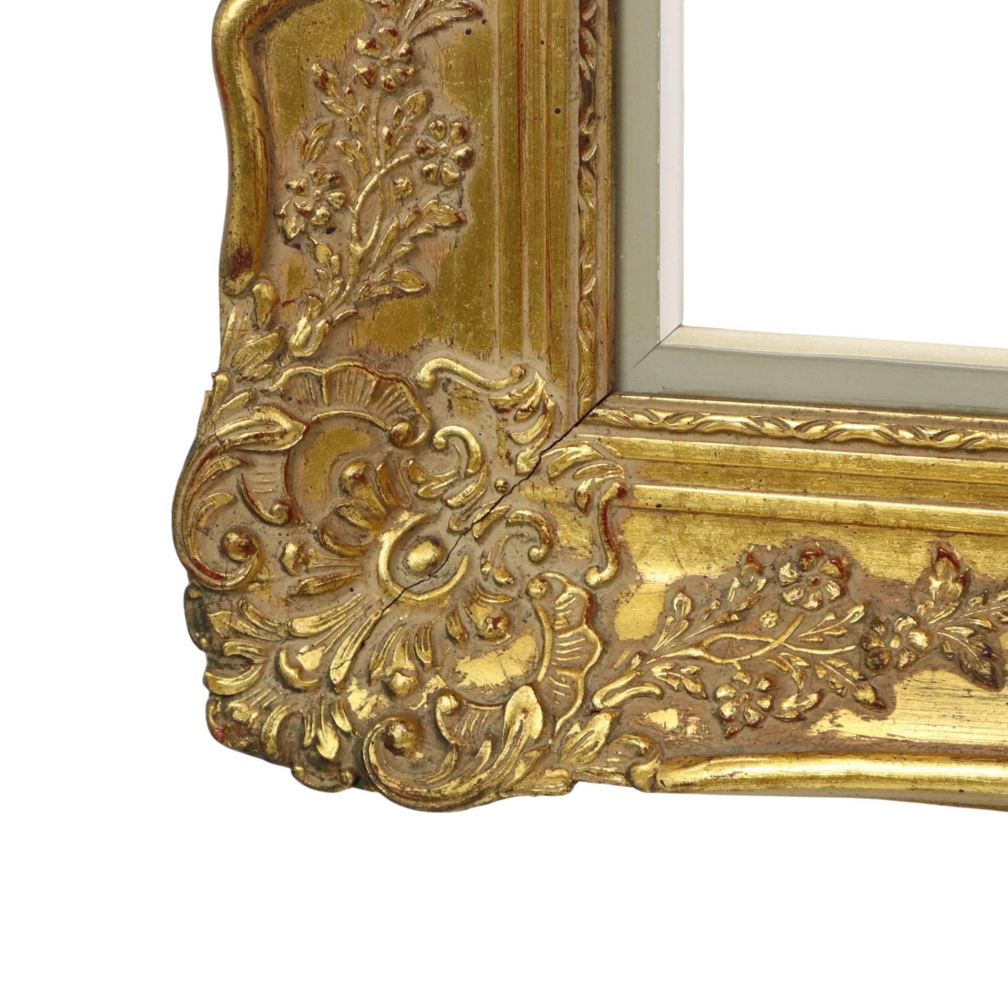 Large Gilded Baroque Frame XL Frame Painting Classic 120x70cm For Sale 2