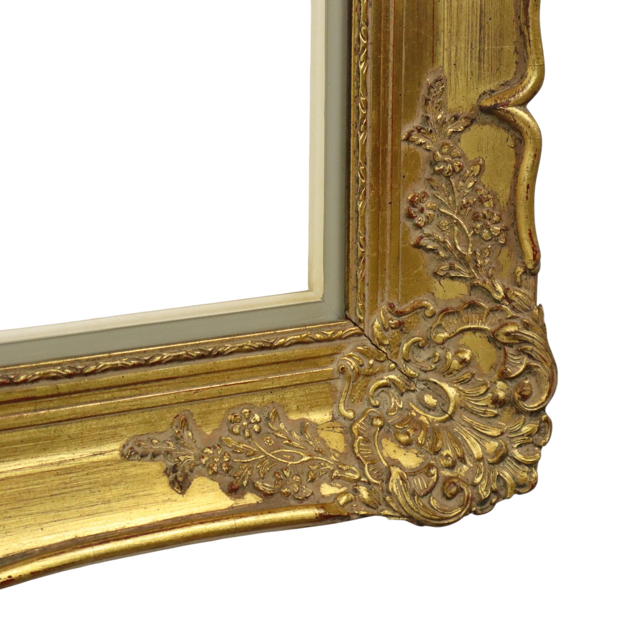 Large Gilded Baroque Frame XL Frame Painting Classic 120x70cm For Sale 3