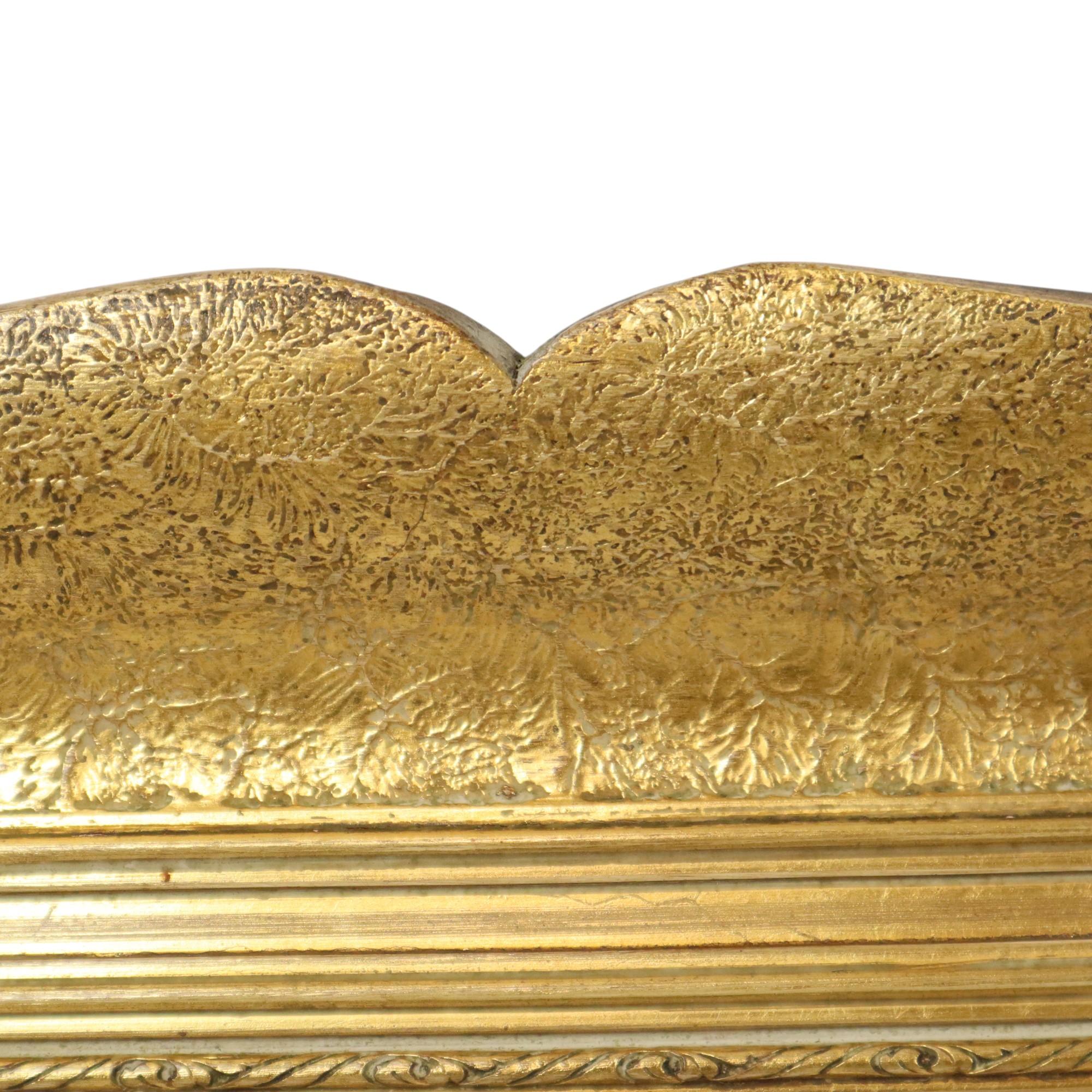 Großer vergoldeter Barockrahmen XL Rahmen Gemälde Klassisch 123x83cm im Angebot 4