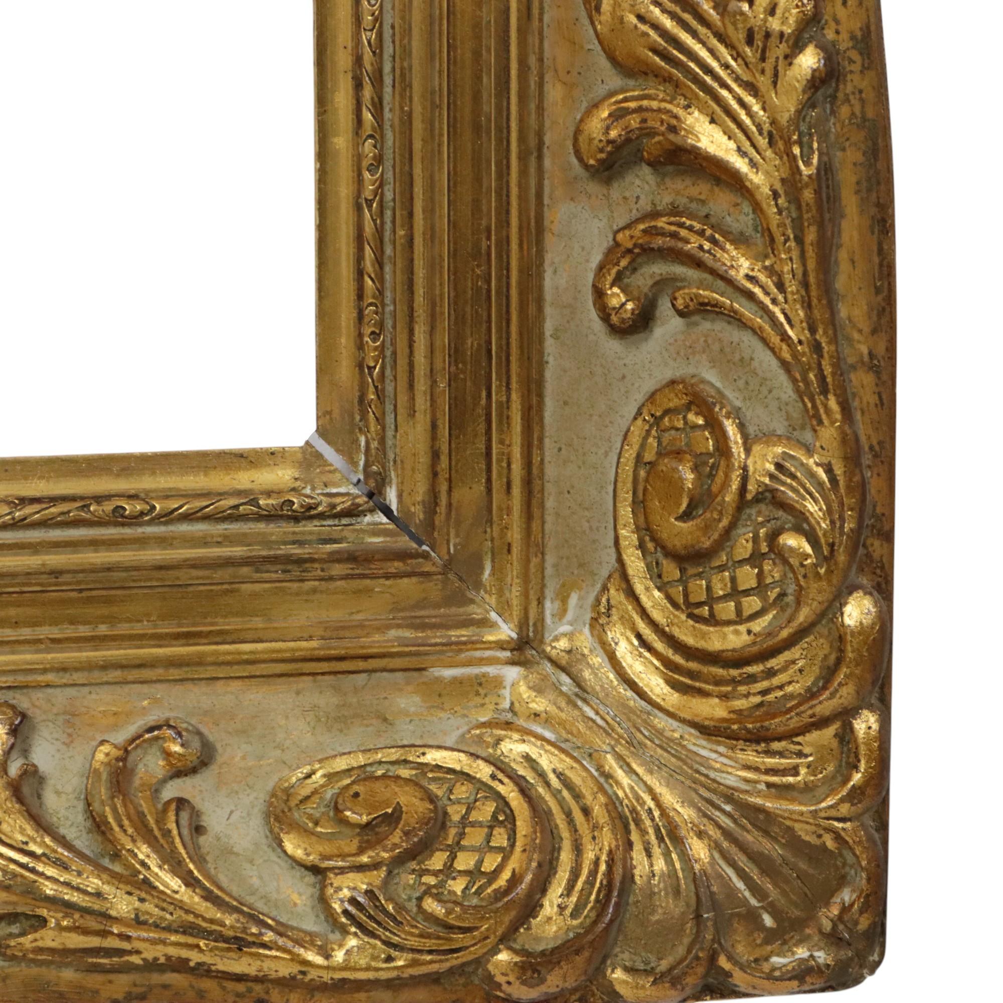 Großer vergoldeter Barockrahmen XL Rahmen Gemälde Klassisch 123x83cm im Angebot 6