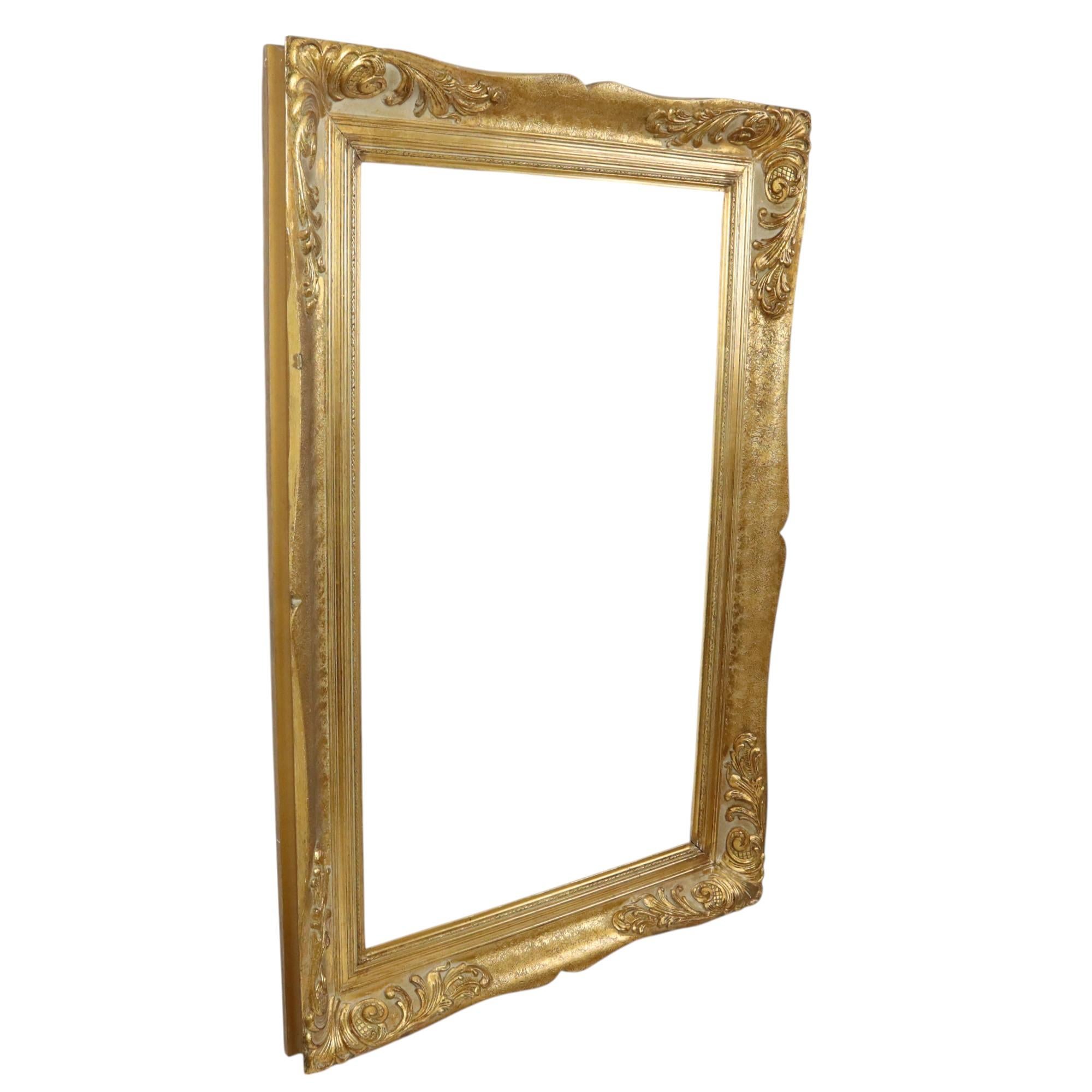 Großer vergoldeter Barockrahmen XL Rahmen Gemälde Klassisch 123x83cm im Angebot 7
