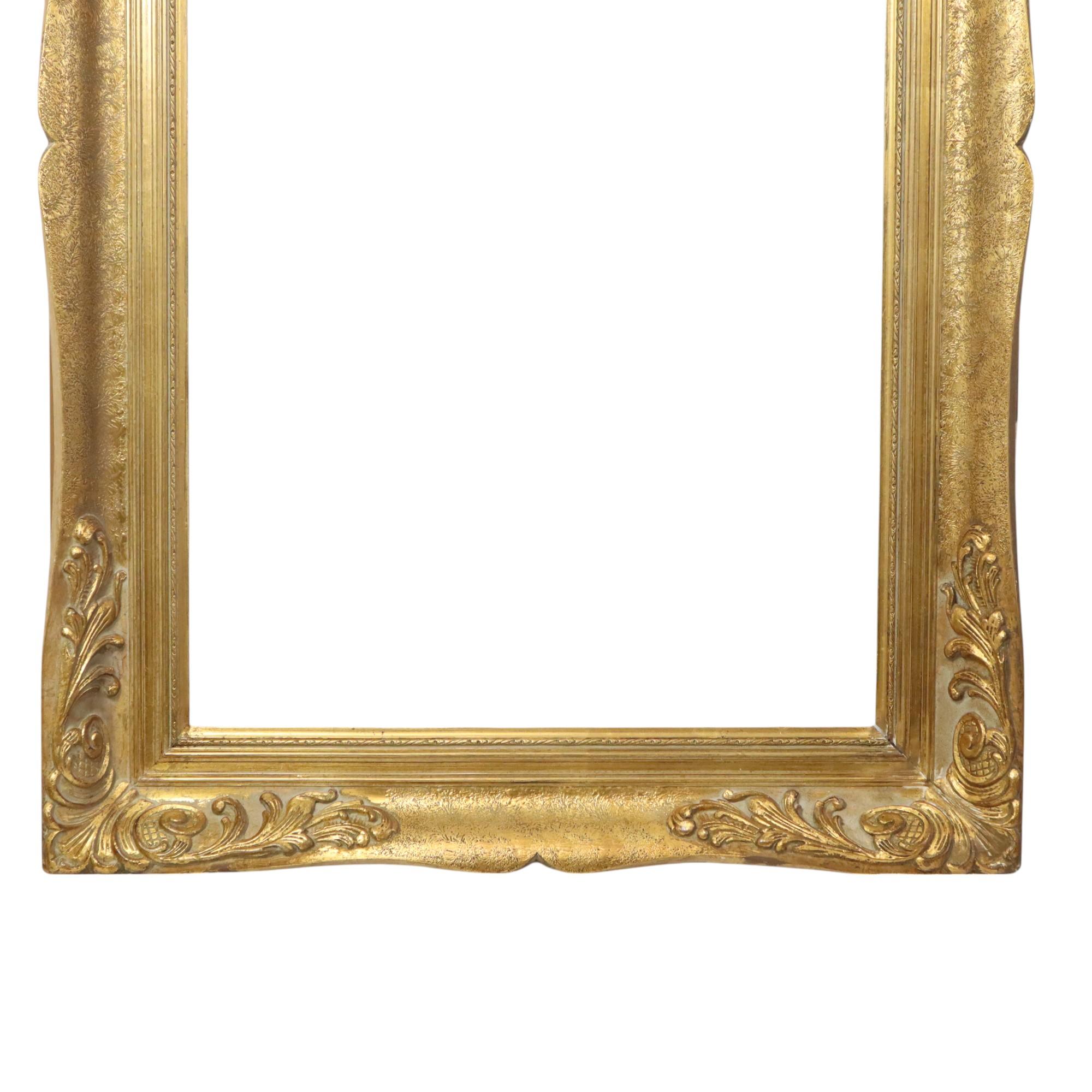 Großer vergoldeter Barockrahmen XL Rahmen Gemälde Klassisch 123x83cm im Zustand „Gut“ im Angebot in Poperinge, BE
