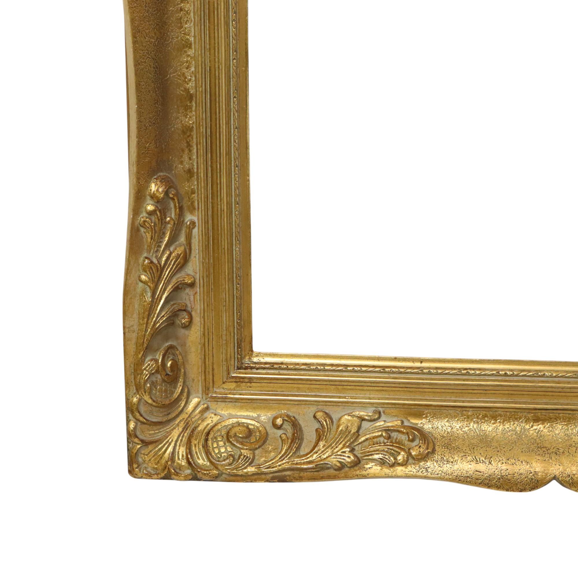 Großer vergoldeter Barockrahmen XL Rahmen Gemälde Klassisch 123x83cm im Angebot 2