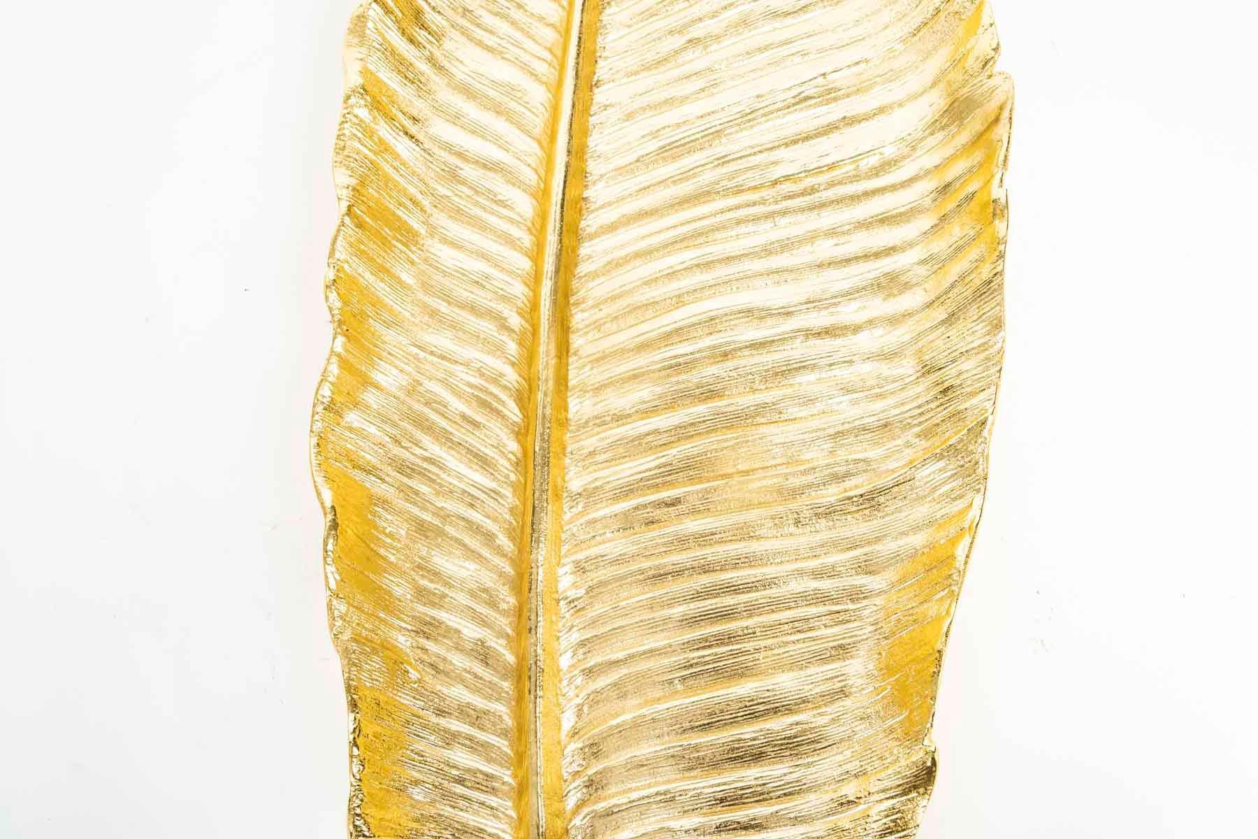 Doré Grand bol en métal doré, Art contemporain. en vente