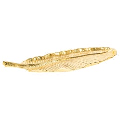 Large Gilded Metal Bowl, Contemporary Art.
