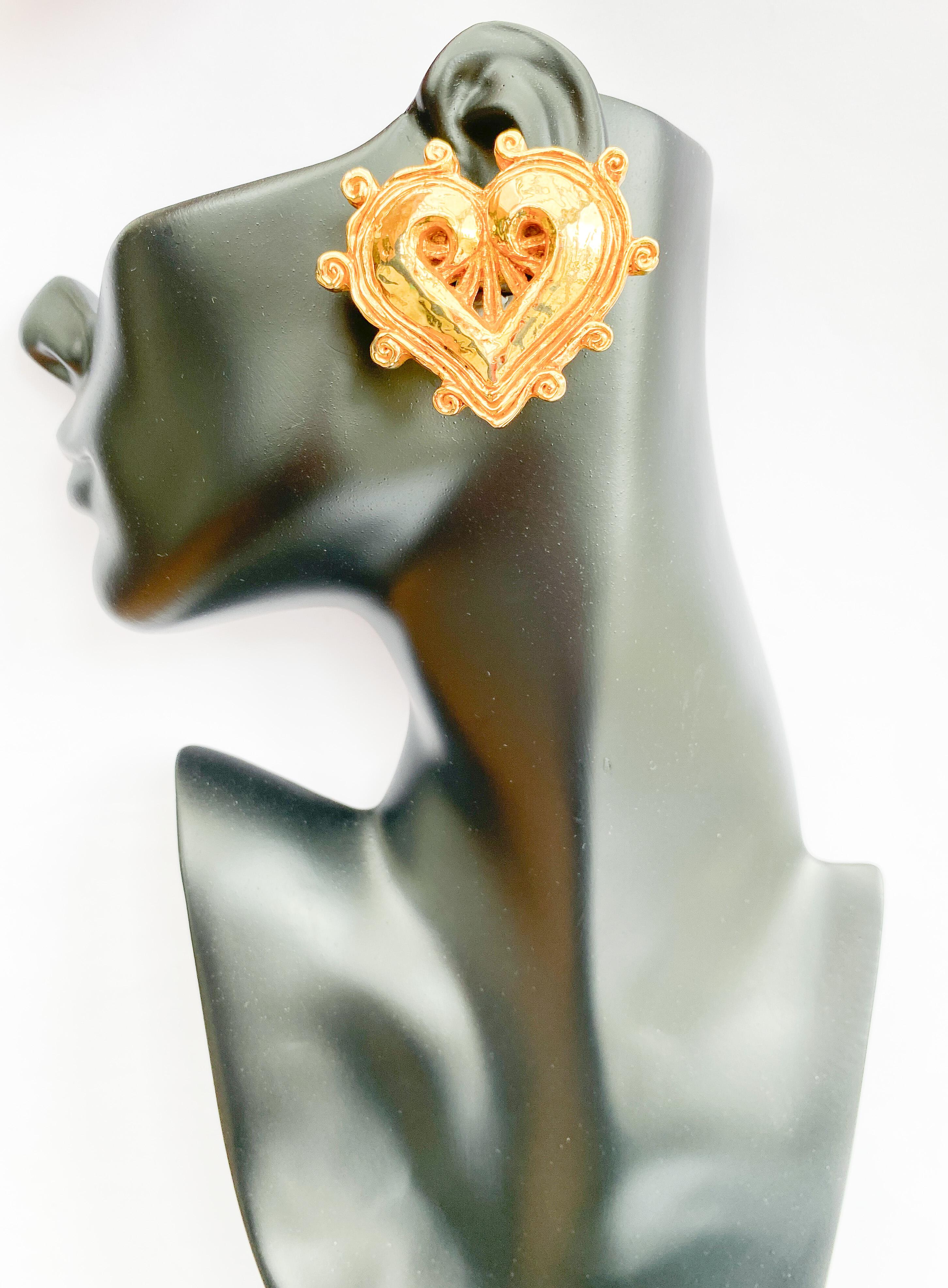 Pendientes grandes en forma de 