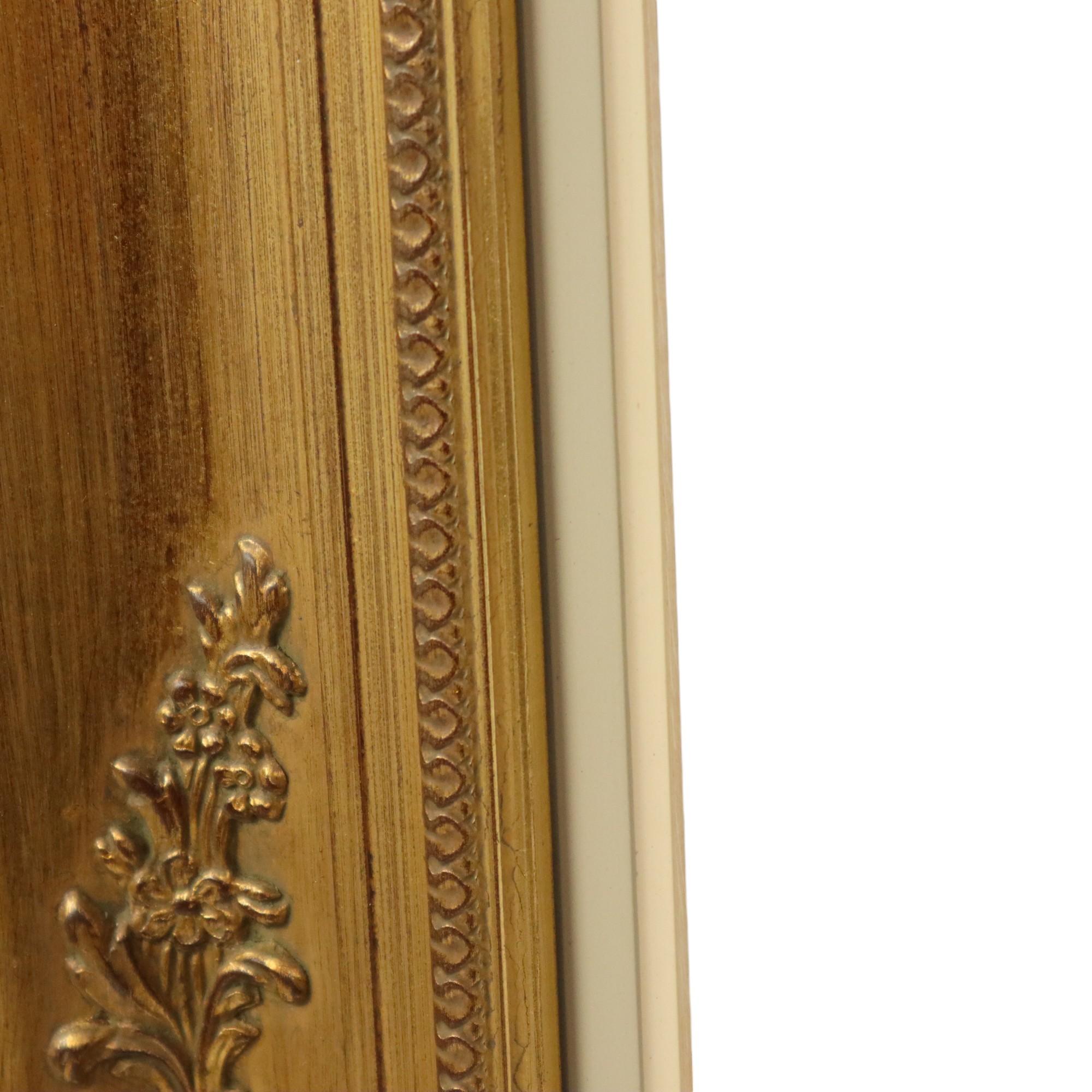 Large Gilded Wooden Baroque Frame XL Classic 104x84cm For Sale 7