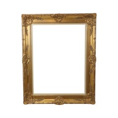 Large Gilded Wooden Baroque Frame XL Classic 104x84cm